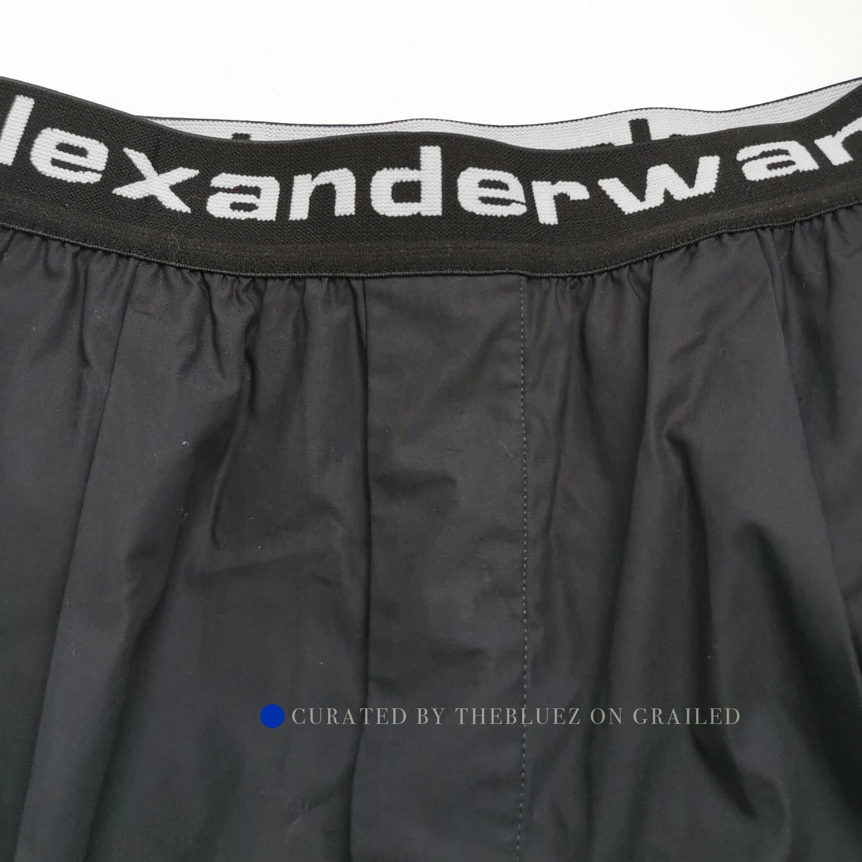 Alexander Wang Logo Waistband Casual Pants in Black Size US 30 / EU 46 - 3 Thumbnail