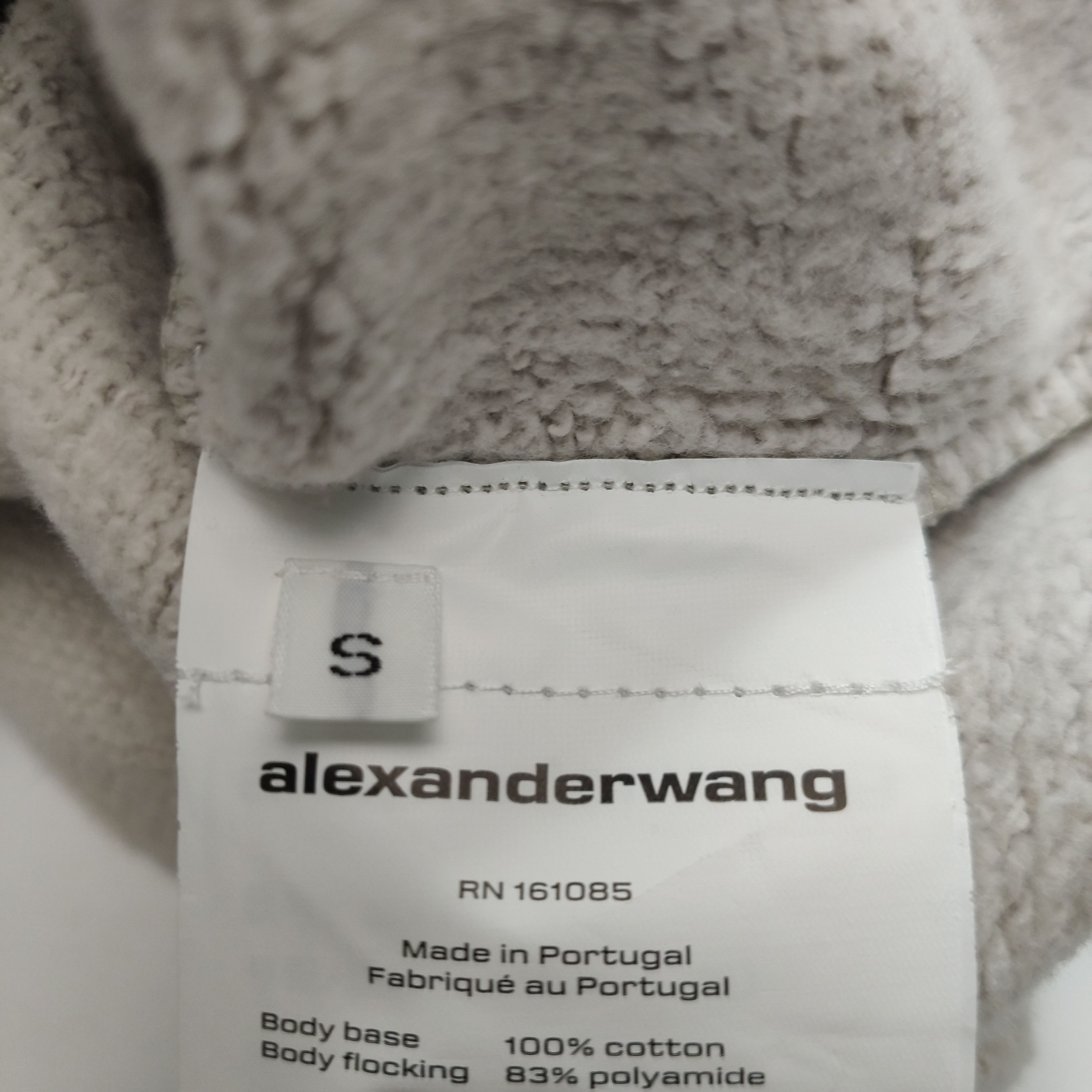 Alexander Wang Flocked Sweatshirt in Beige Size US S / EU 44-46 / 1 - 9 Thumbnail