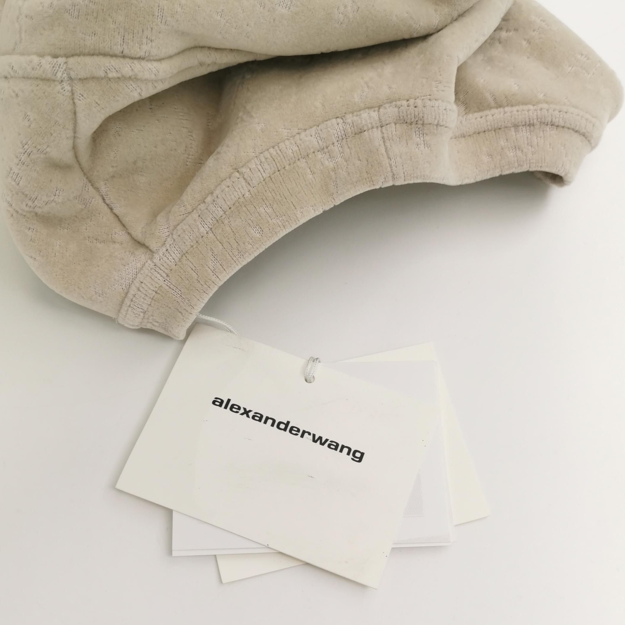 Alexander Wang Flocked Sweatshirt in Beige Size US S / EU 44-46 / 1 - 5 Thumbnail