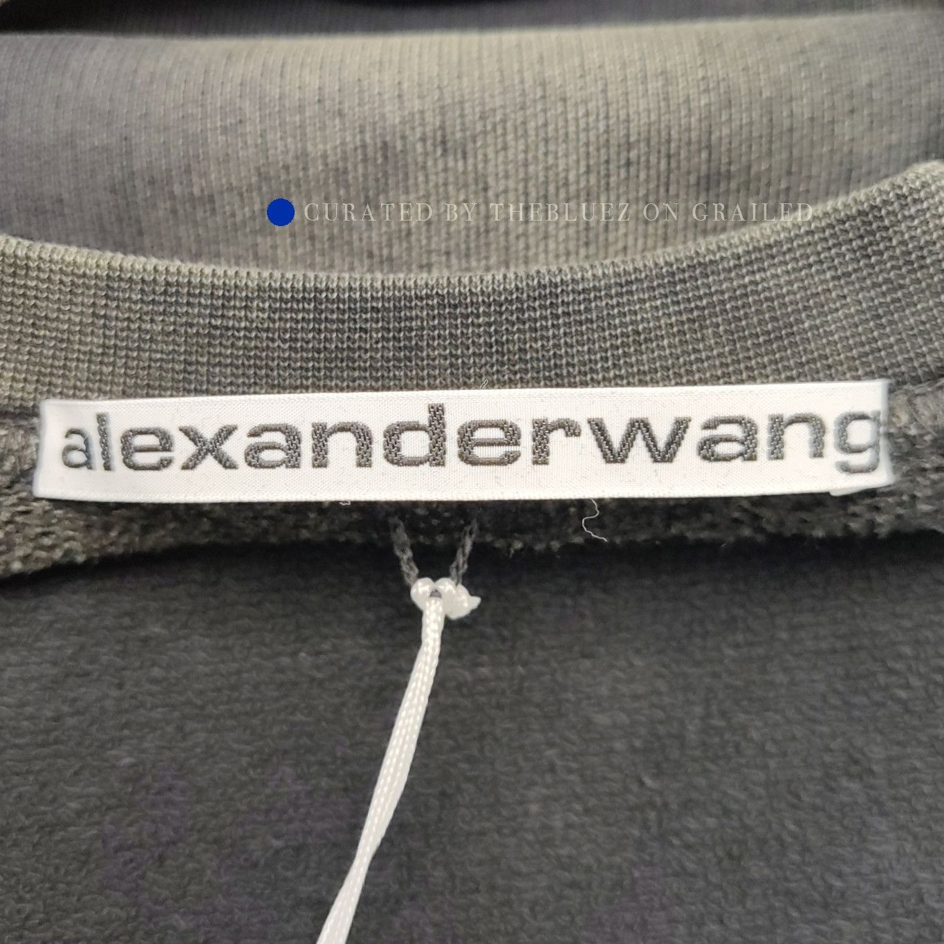 Alexander Wang Acid Wash Black Hoodie in Size XS Size US XS / EU 42 / 0 - 5 Thumbnail