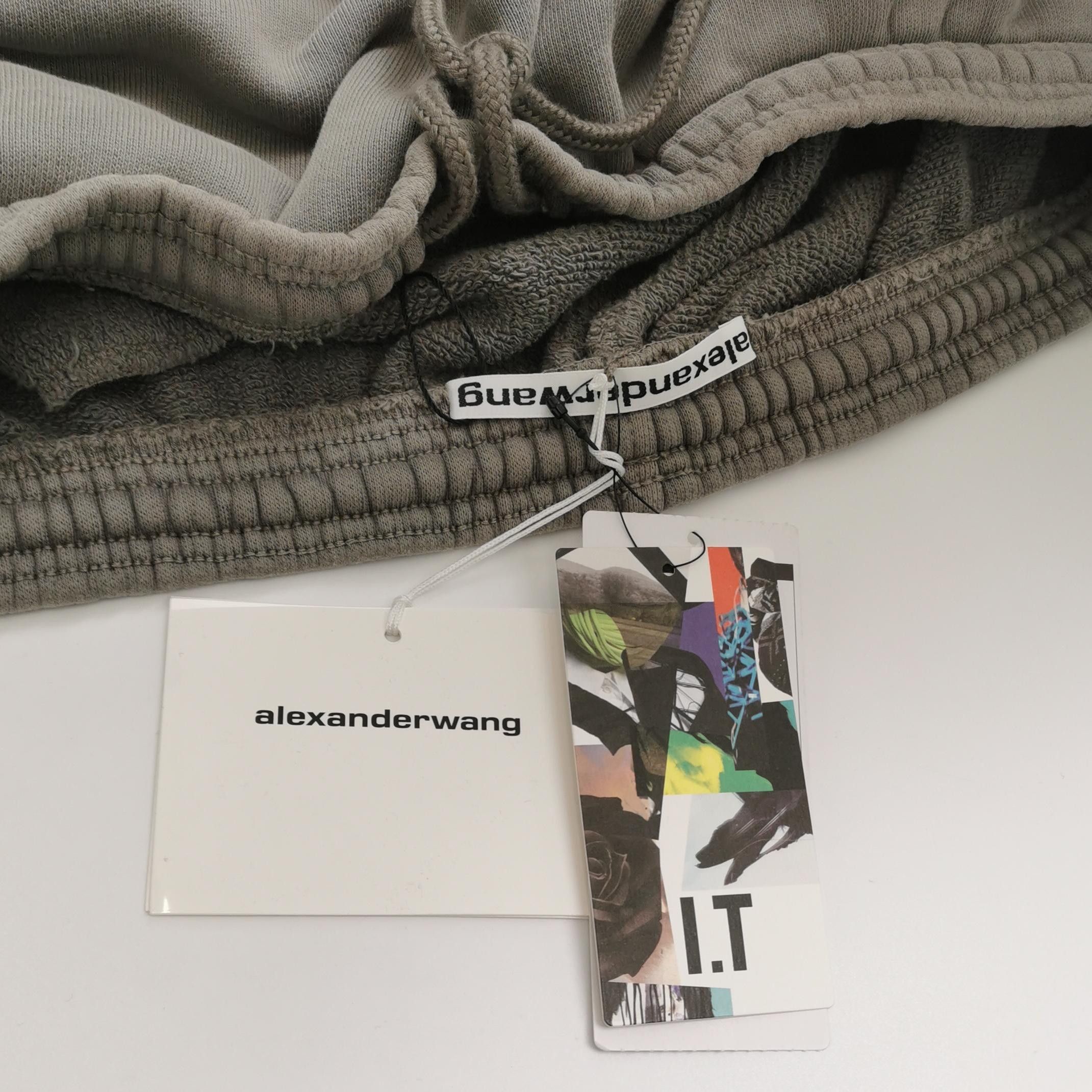 Alexander Wang Logo Gray Sweatpants in Size 30 Size US 30 / EU 46 - 4 Thumbnail