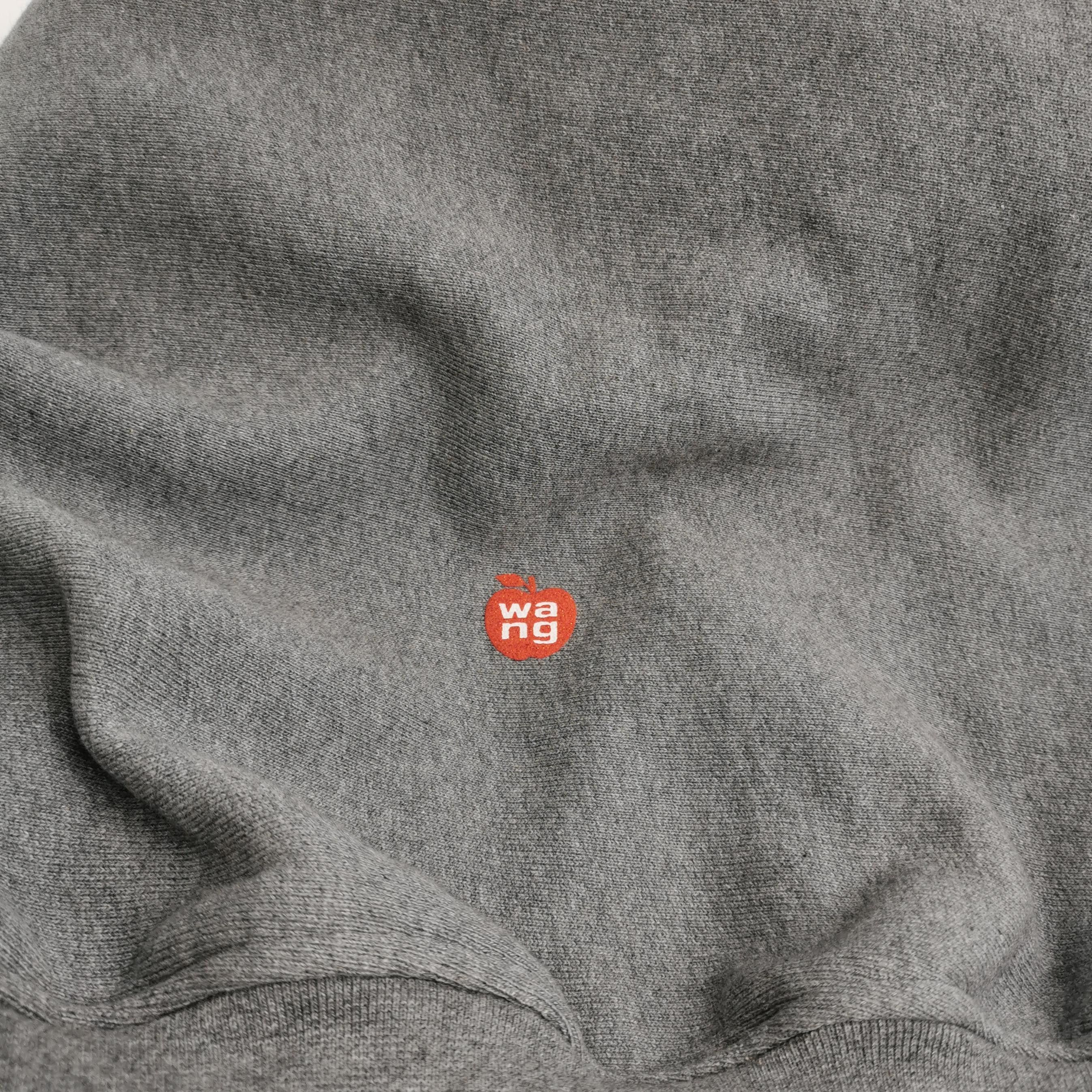 Alexander Wang Cozy Gray Hoodie with Apple Logo Size US XS / EU 42 / 0 - 3 Thumbnail