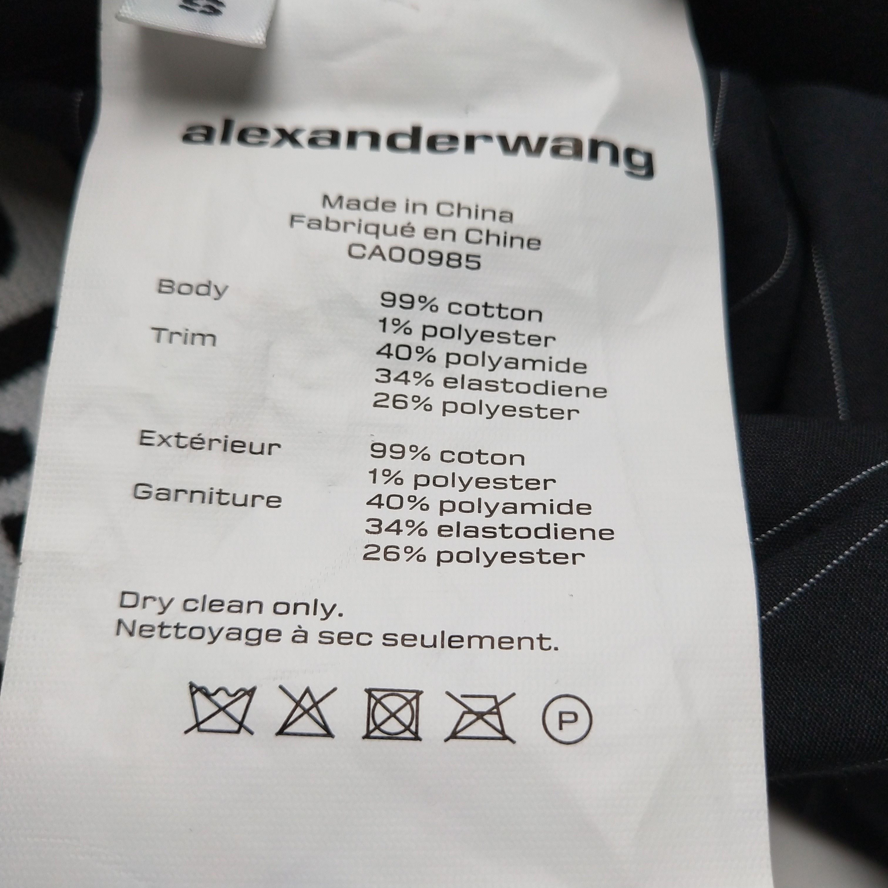 Alexander Wang Pinstripe Black Shorts in Size 30 Size US 30 / EU 46 - 7 Thumbnail