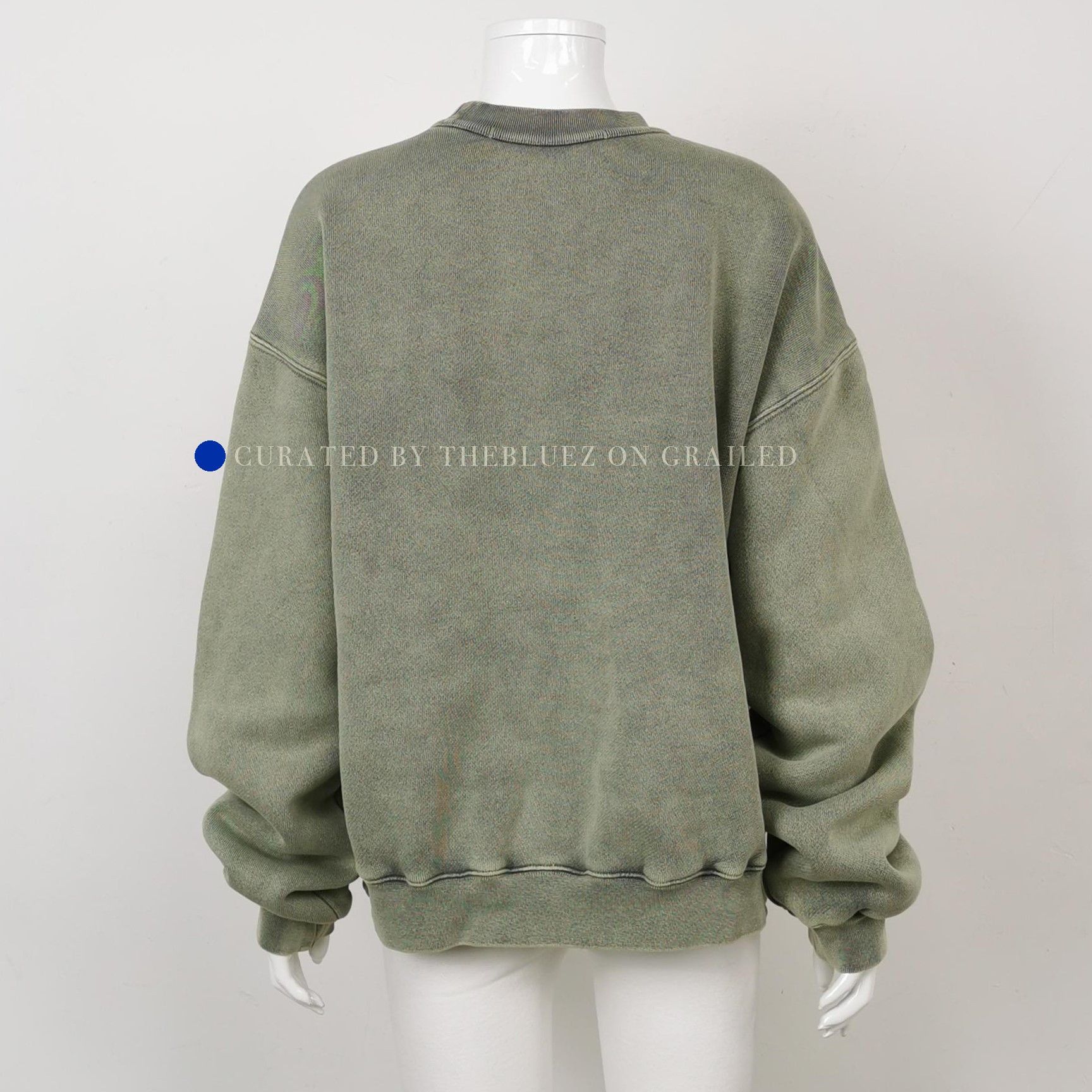 Alexander Wang Logo Crewneck Sweatshirt in Green Size US S / EU 44-46 / 1 - 2 Thumbnail