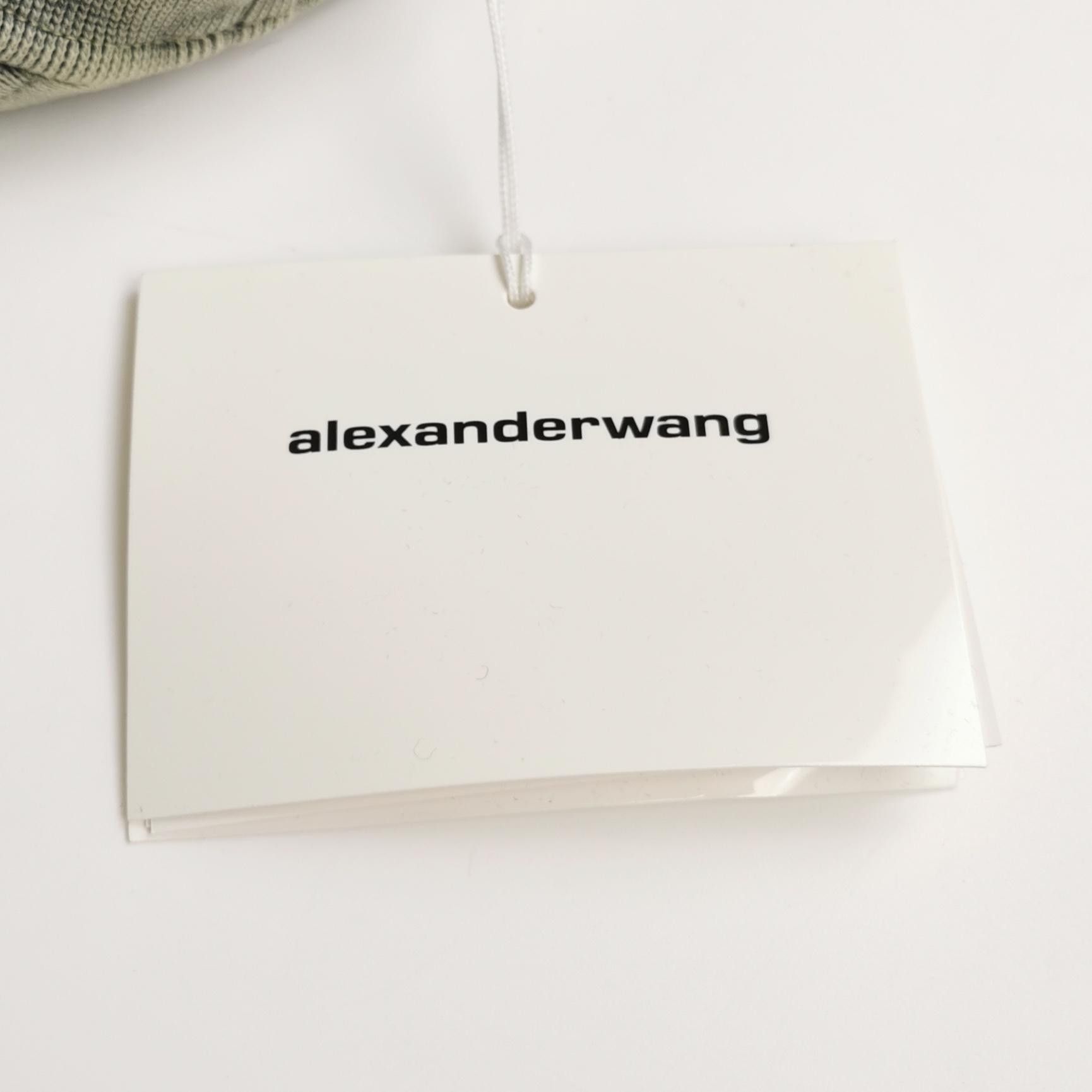 Alexander Wang Logo Crewneck Sweatshirt in Green Size US S / EU 44-46 / 1 - 4 Thumbnail