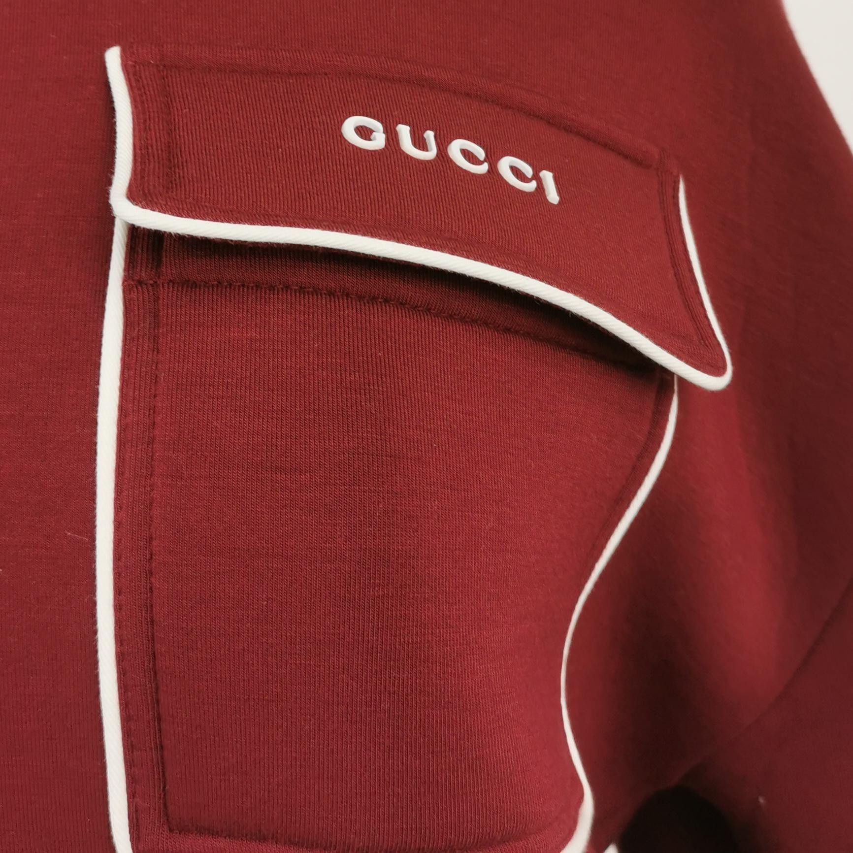 Gucci Logo Zip Up Light Jacket in Red Size US XS / EU 42 / 0 - 3 Thumbnail