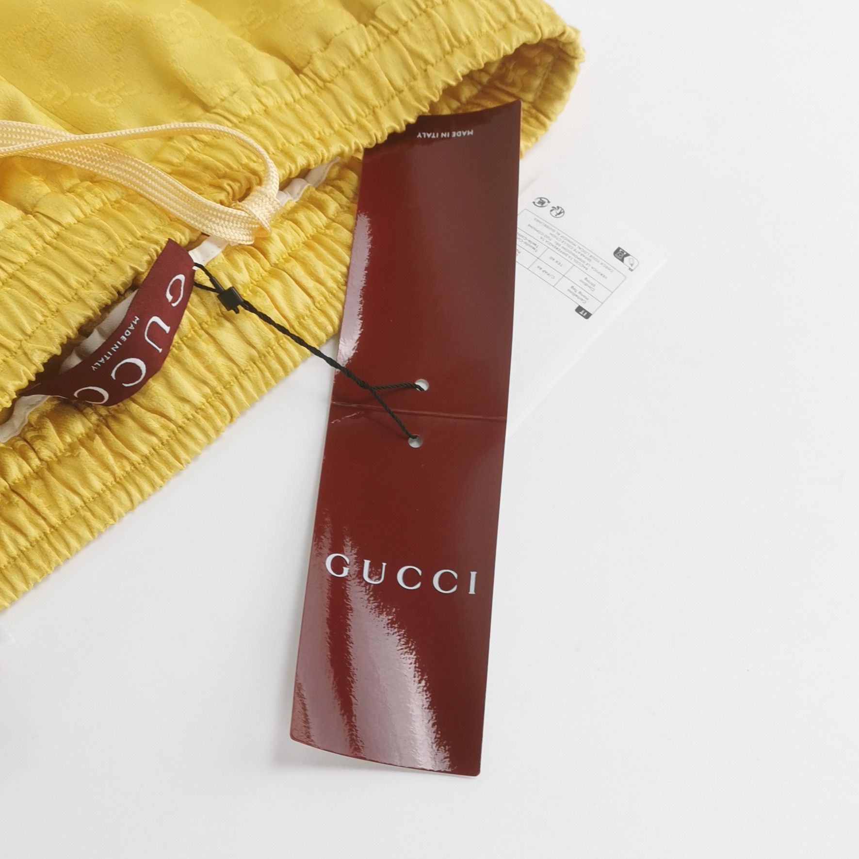 Gucci Yellow GG Monogram Sweatpants, Size 30 Size US 30 / EU 46 - 4 Thumbnail