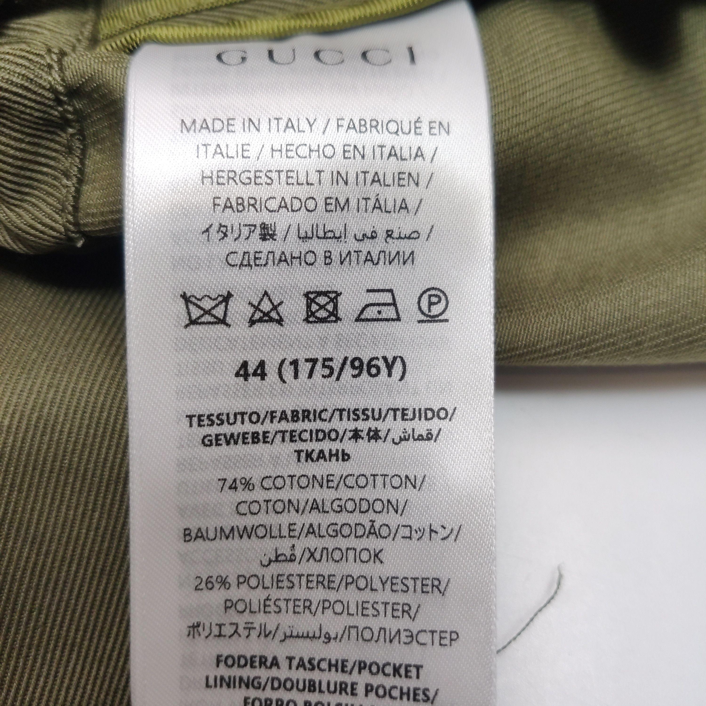 Gucci Lightweight Zip Jacket in Green Size US S / EU 44-46 / 1 - 7 Thumbnail