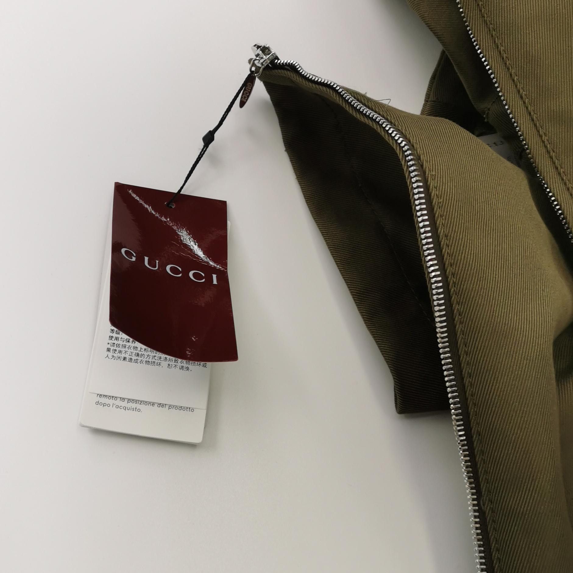 Gucci Lightweight Zip Jacket in Green Size US S / EU 44-46 / 1 - 4 Thumbnail