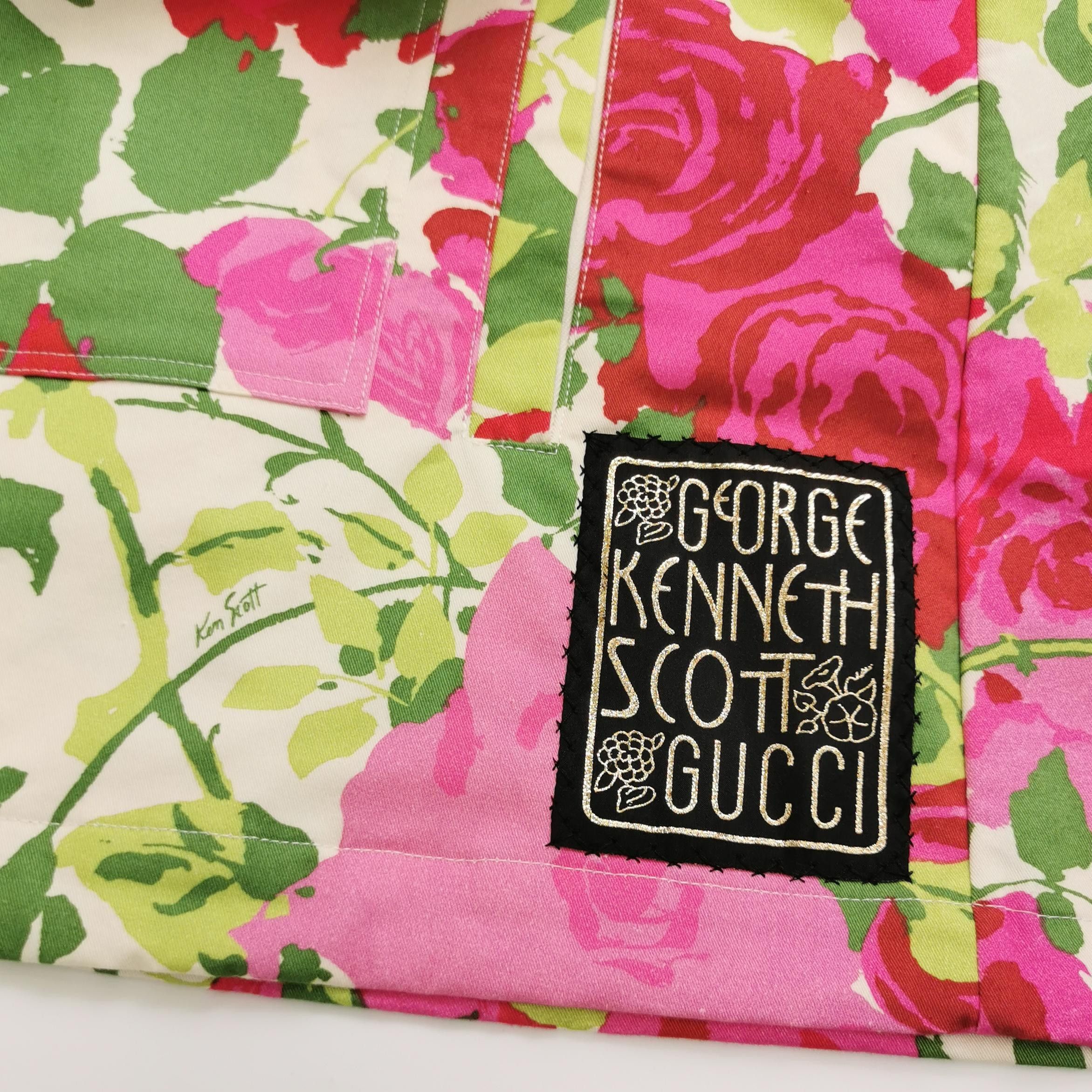 Gucci Floral Hoodie Collaboration with Ken Scott Size US XS / EU 42 / 0 - 3 Thumbnail