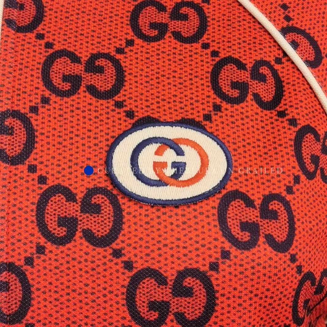 Gucci Red GG Monogram Zip-up Jacket Size US XS / EU 42 / 0 - 3 Thumbnail