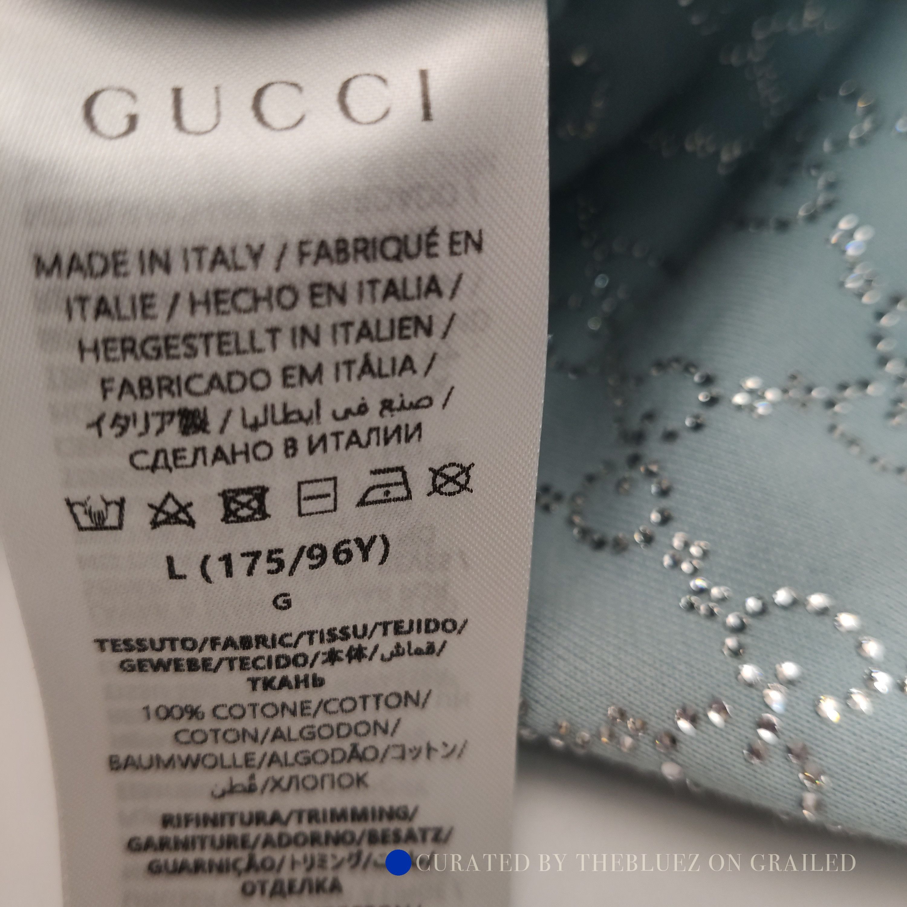 Gucci Rhinestone Monogram Oversized Hoodie Size US L / EU 52-54 / 3 - 8 Thumbnail