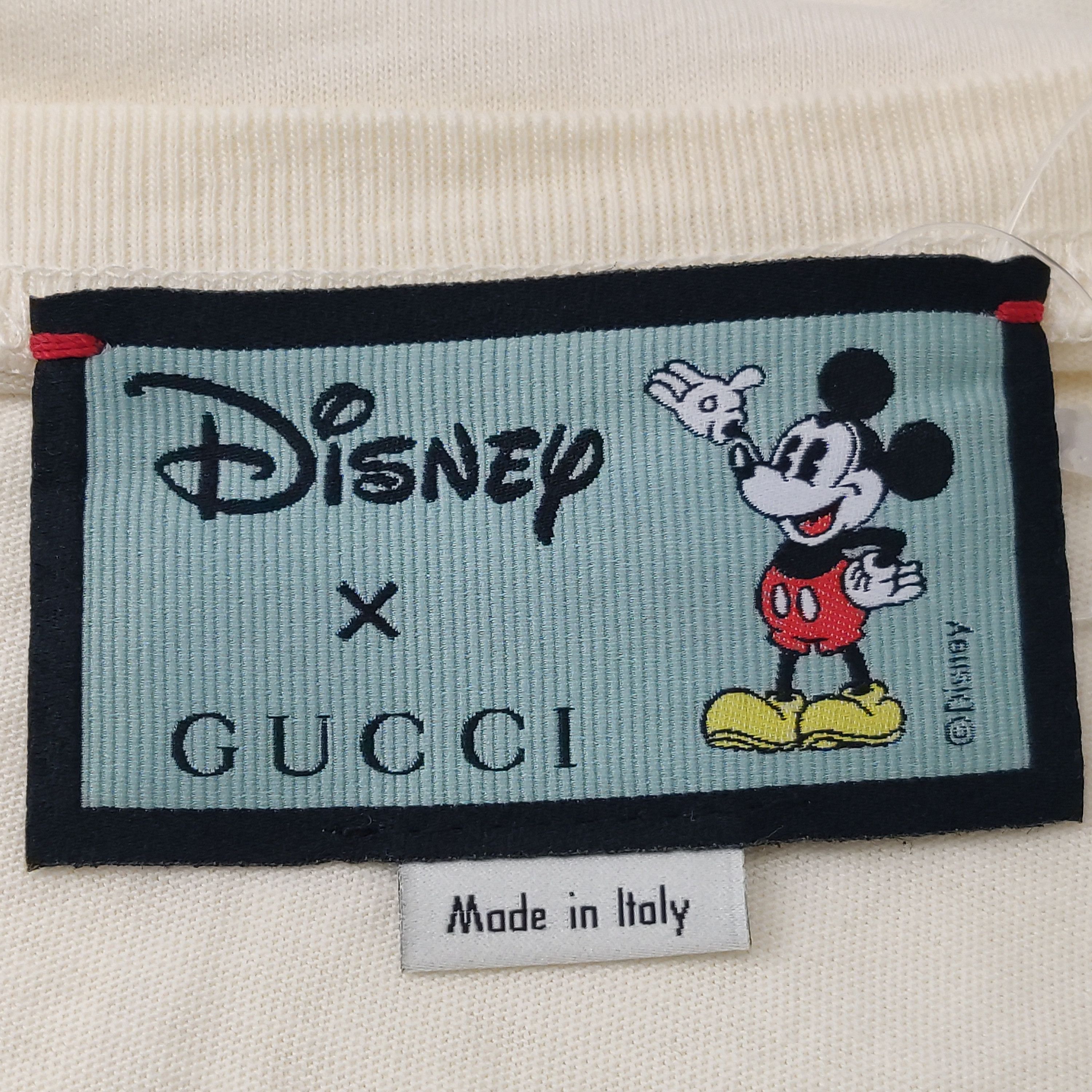 Gucci Mickey Mouse Graphic Tee in Beige Size US M / EU 48-50 / 2 - 4 Thumbnail