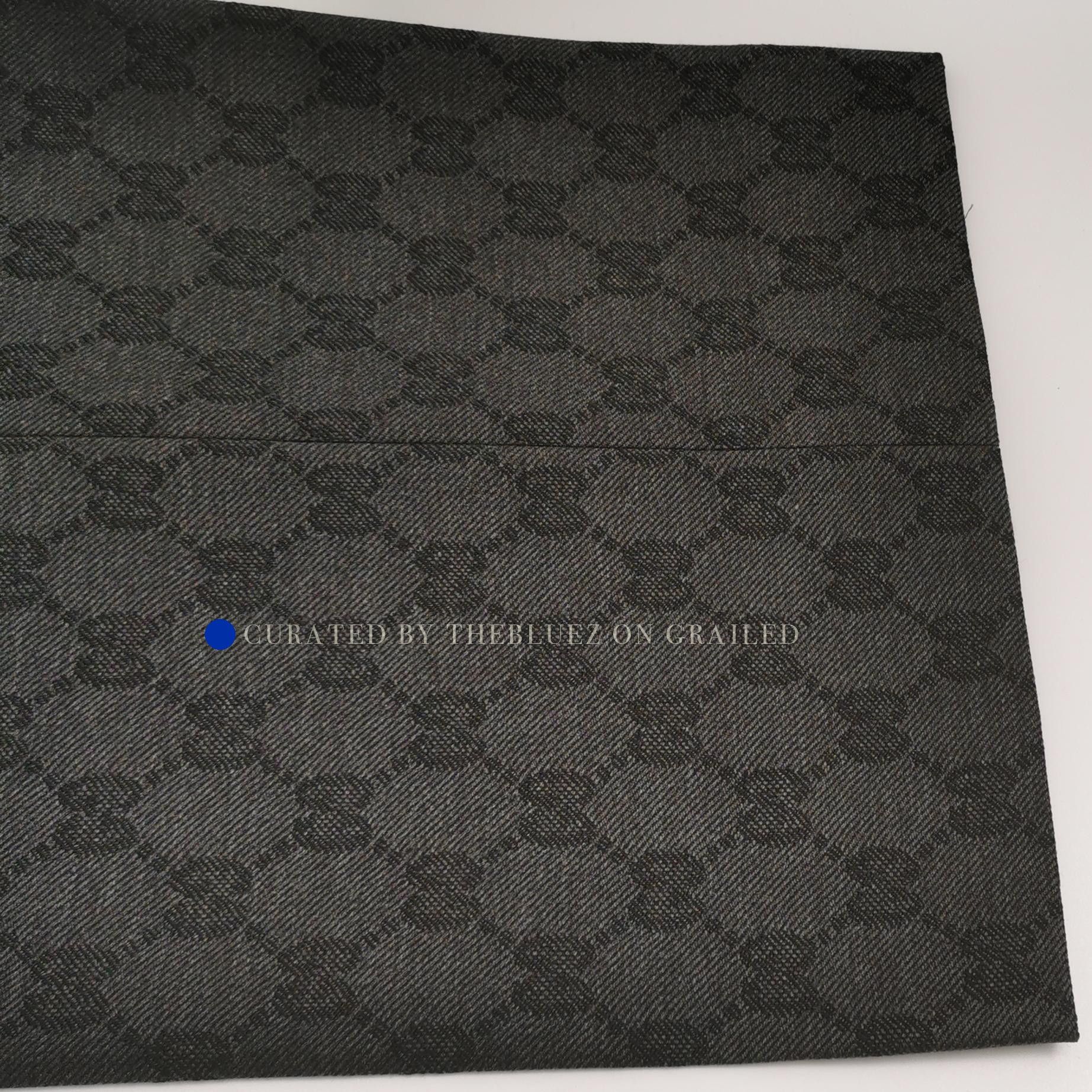 Gucci Black GG Monogram Wool Trousers Size 26 Size US 26 / EU 42 - 3 Thumbnail