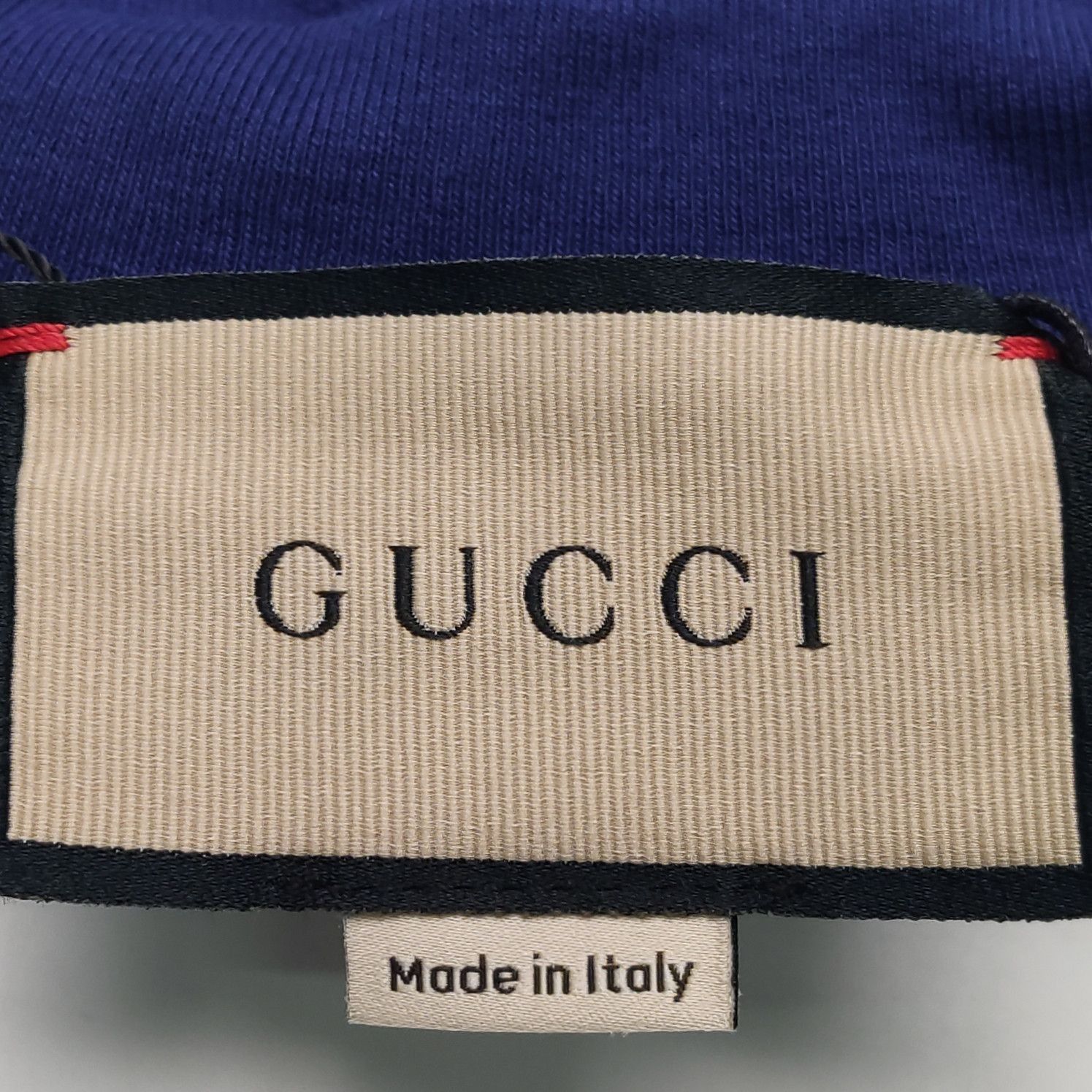Gucci Logo Print T-Shirt in Blue Size US S / EU 44-46 / 1 - 5 Thumbnail