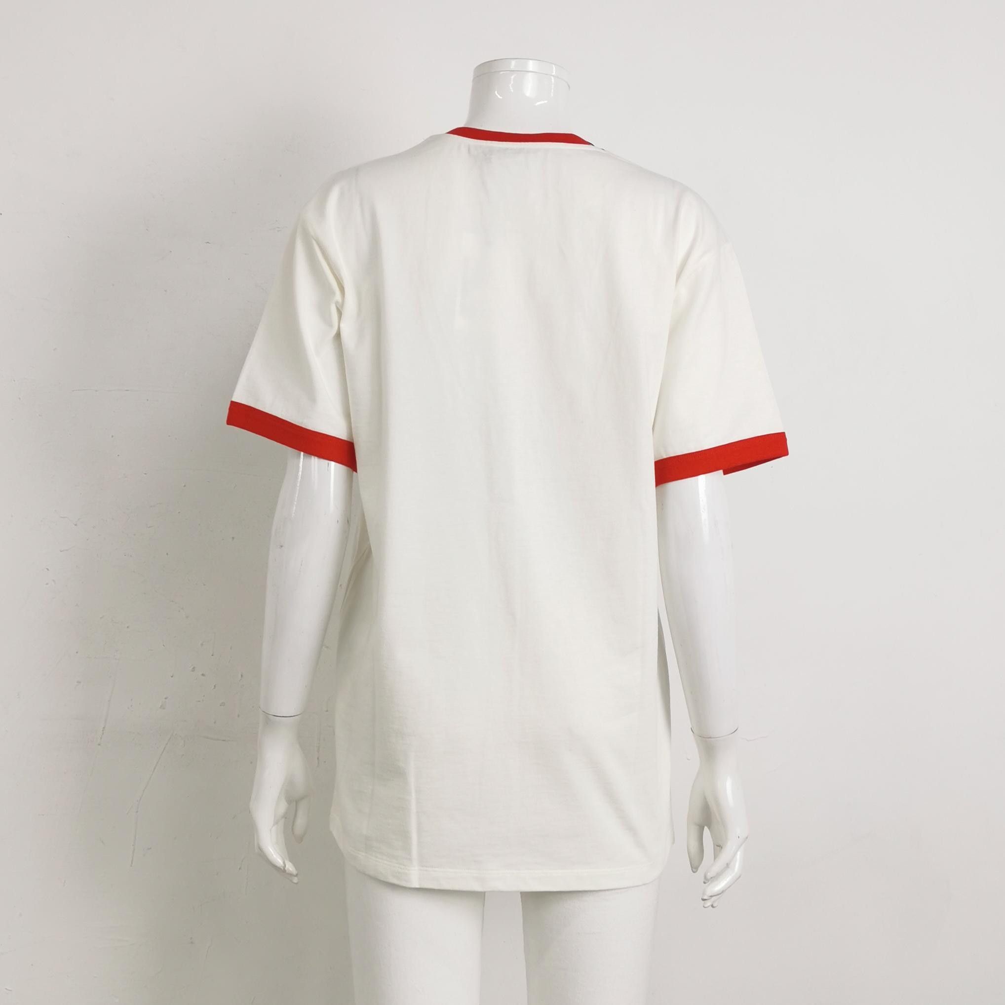 Gucci White Logo T-Shirt with Adidas Collaboration Size US XS / EU 42 / 0 - 2 Thumbnail