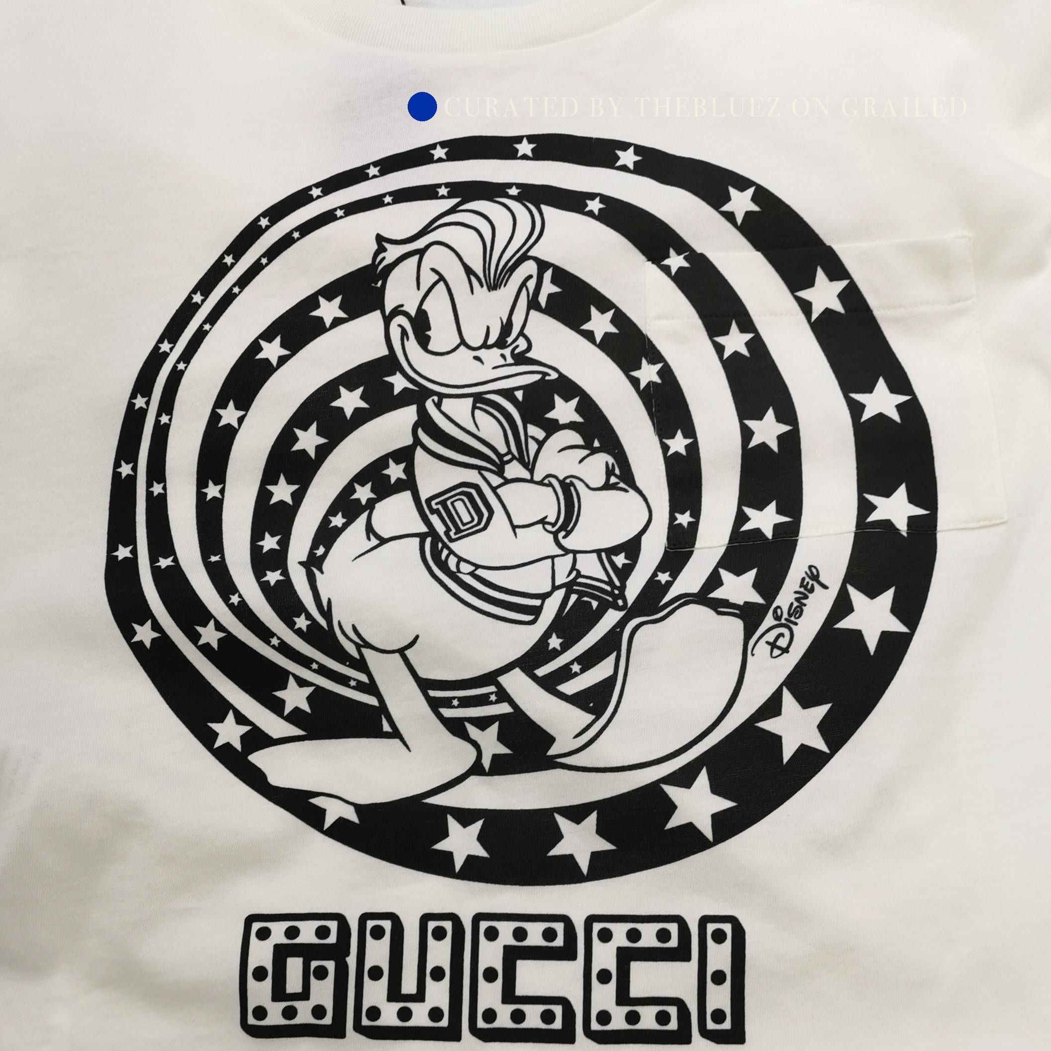 Gucci Vintage Disney Donald Duck Tee in White Size US XS / EU 42 / 0 - 3 Thumbnail