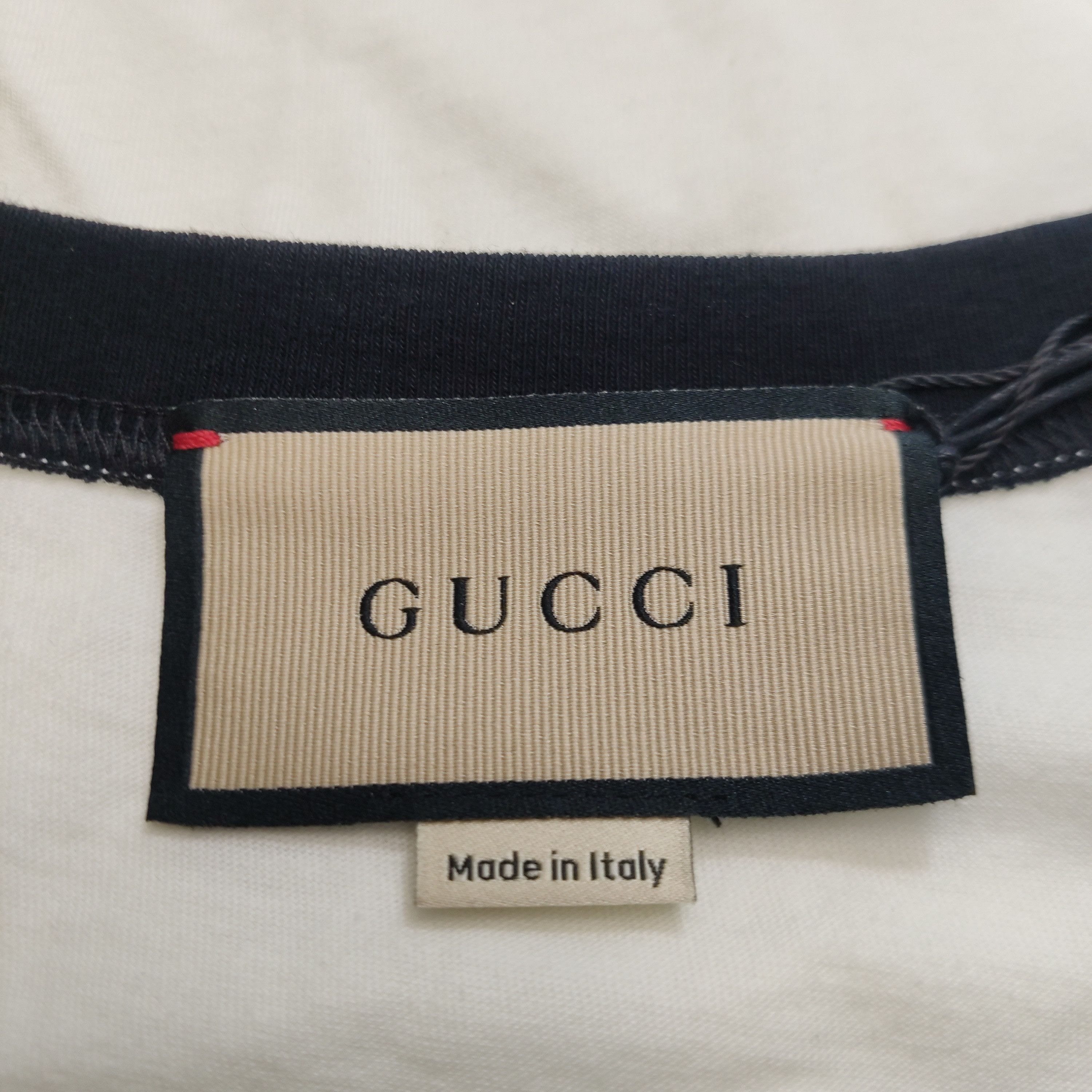 Gucci White Planet Graphic Raglan T-Shirt Size US XXL / EU 58 / 5 - 6 Thumbnail