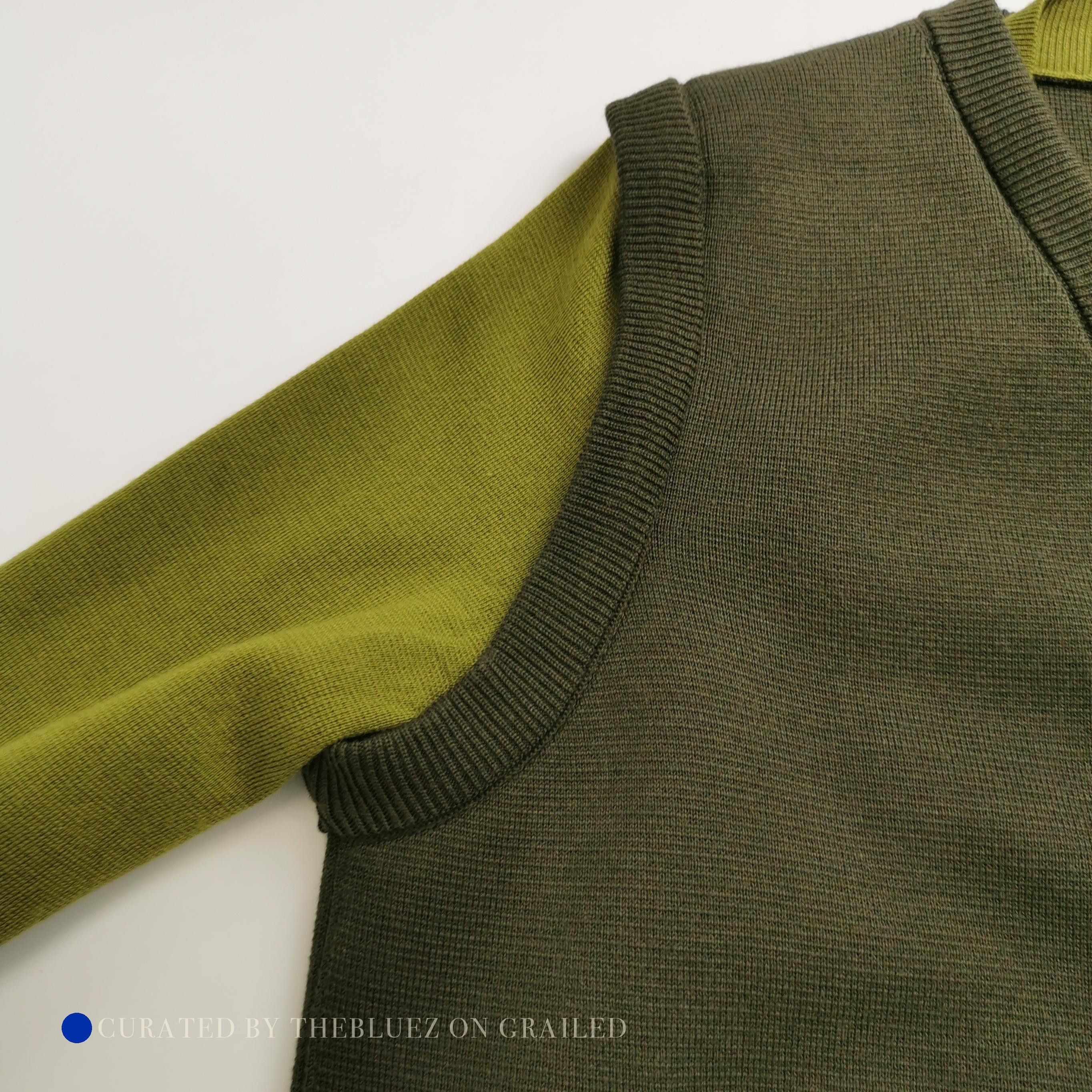 Gucci Chic Green Wool-Silk Cardigan Sweater Size US S / EU 44-46 / 1 - 3 Thumbnail