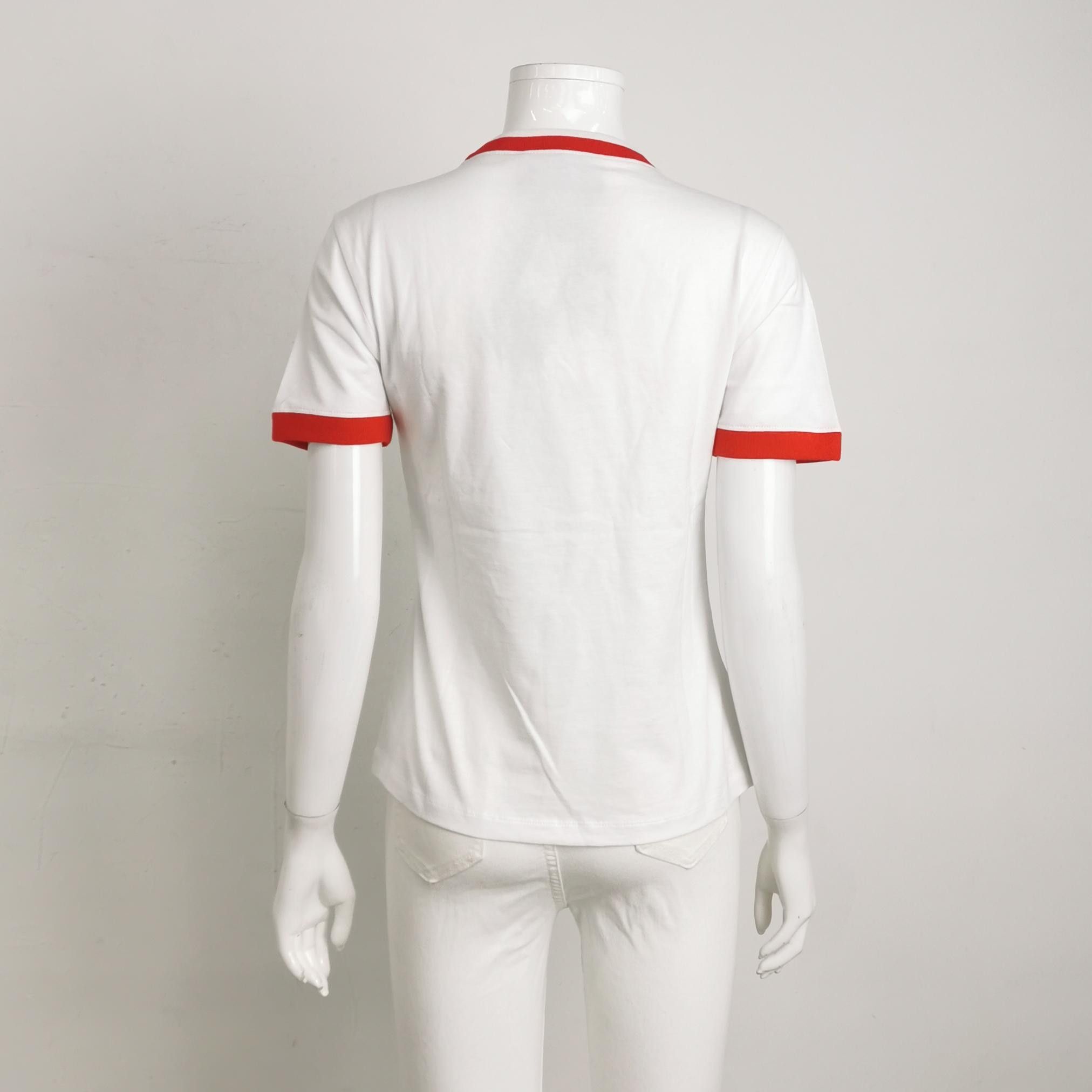 Gucci Interlocking G Ringer T-Shirt in White Size US S / EU 44-46 / 1 - 2 Thumbnail
