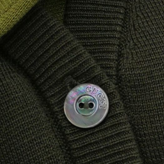Gucci Cozy Green Knit Button Sweater Size US M / EU 48-50 / 2 - 3 Thumbnail