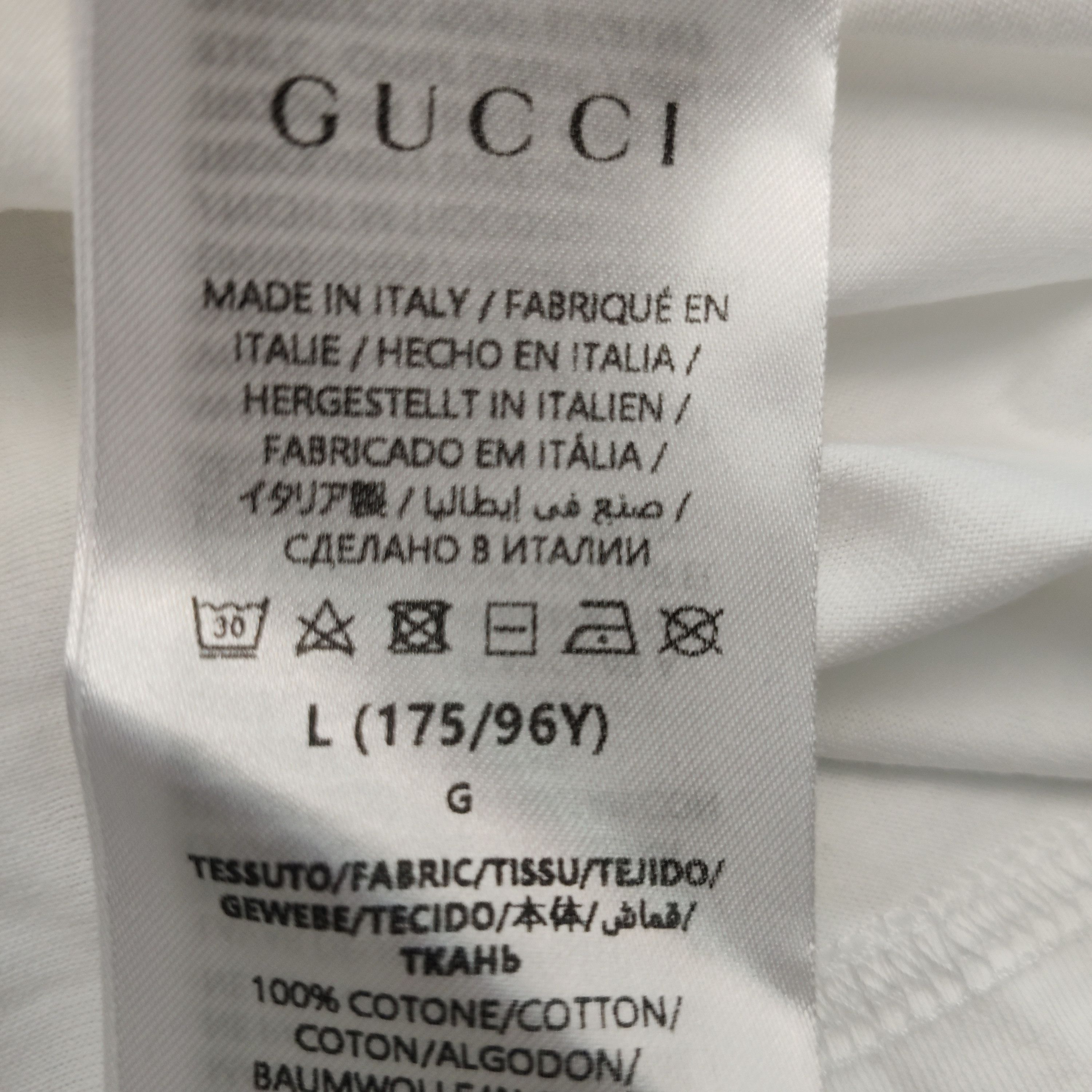 Gucci Logo Graphic Short Sleeve T-Shirt Size US L / EU 52-54 / 3 - 6 Thumbnail