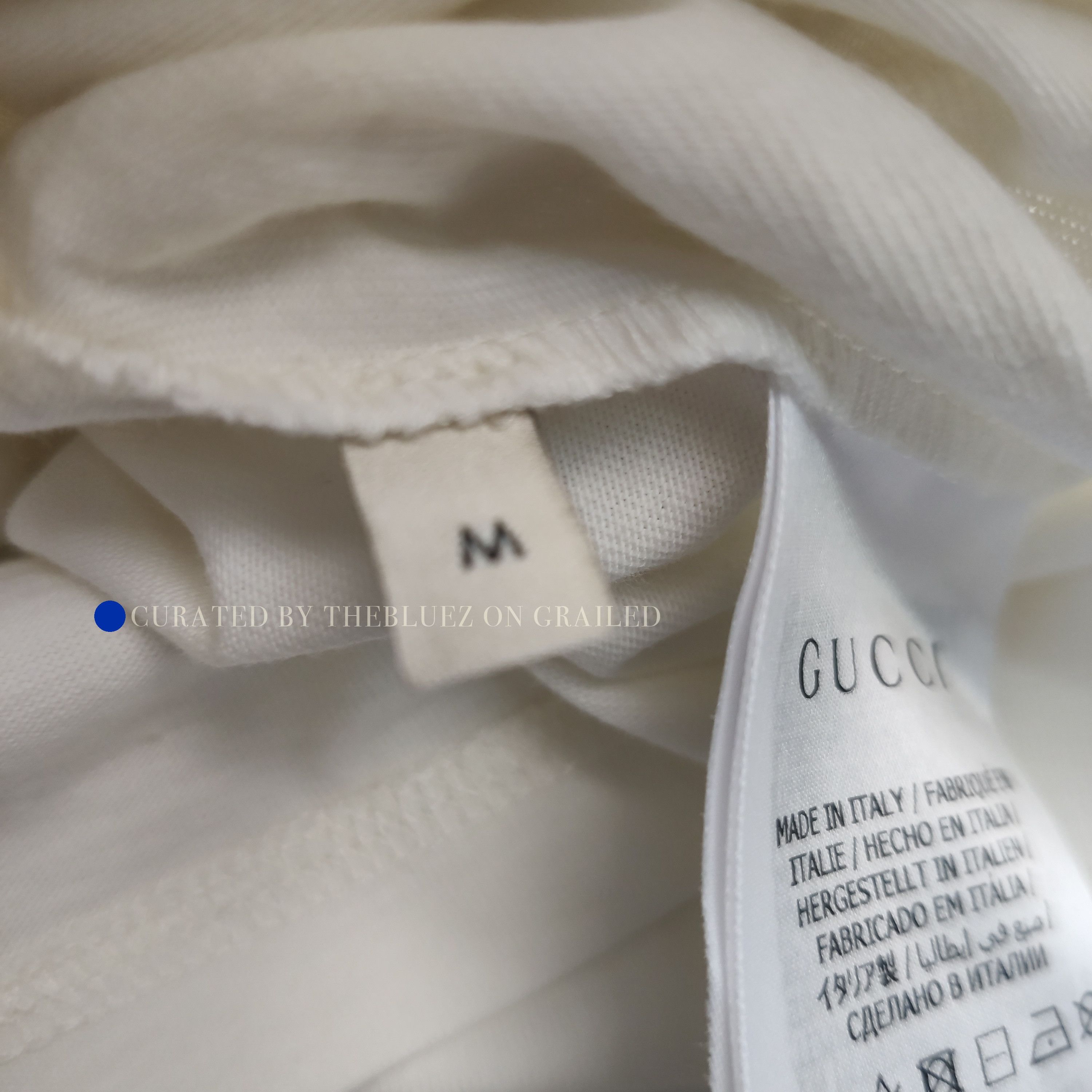 Gucci Graphic Logo T-Shirt in White Size US M / EU 48-50 / 2 - 6 Thumbnail