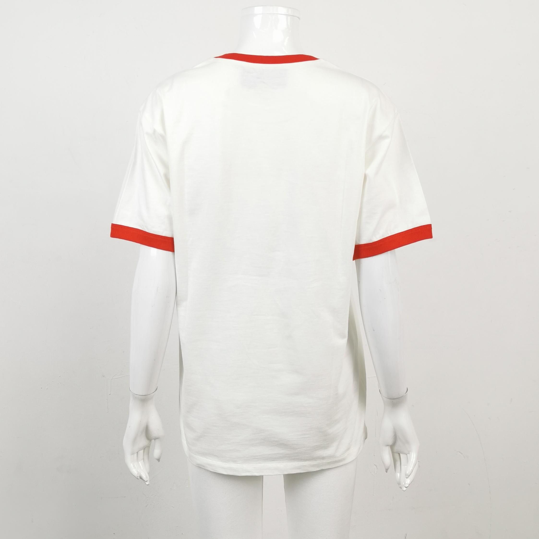Gucci Vintage Style Logo Ringer Tee Size US XS / EU 42 / 0 - 2 Thumbnail