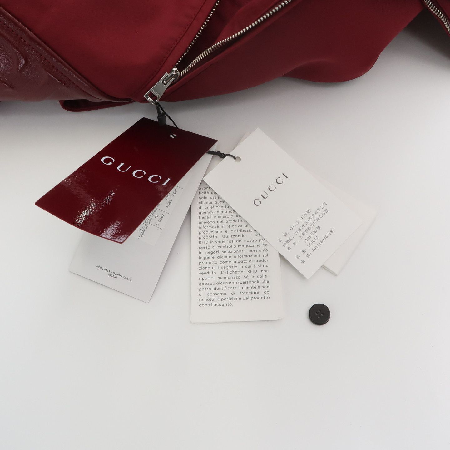 Gucci Red Quarter-Zip Sweatshirt Size US XXS / EU 40 - 4 Thumbnail