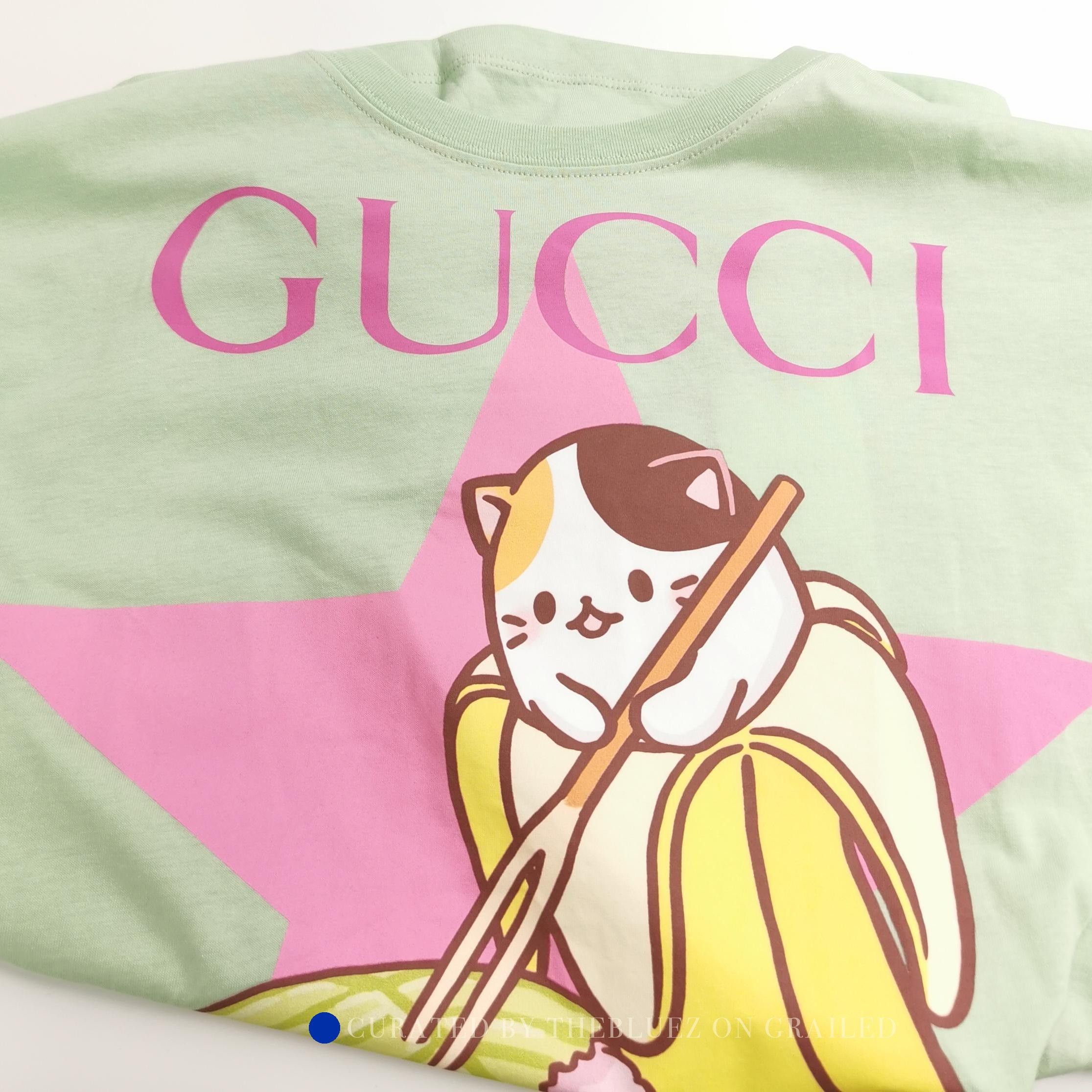 Gucci Graphic Logo Tee in Green Size US XS / EU 42 / 0 - 3 Thumbnail