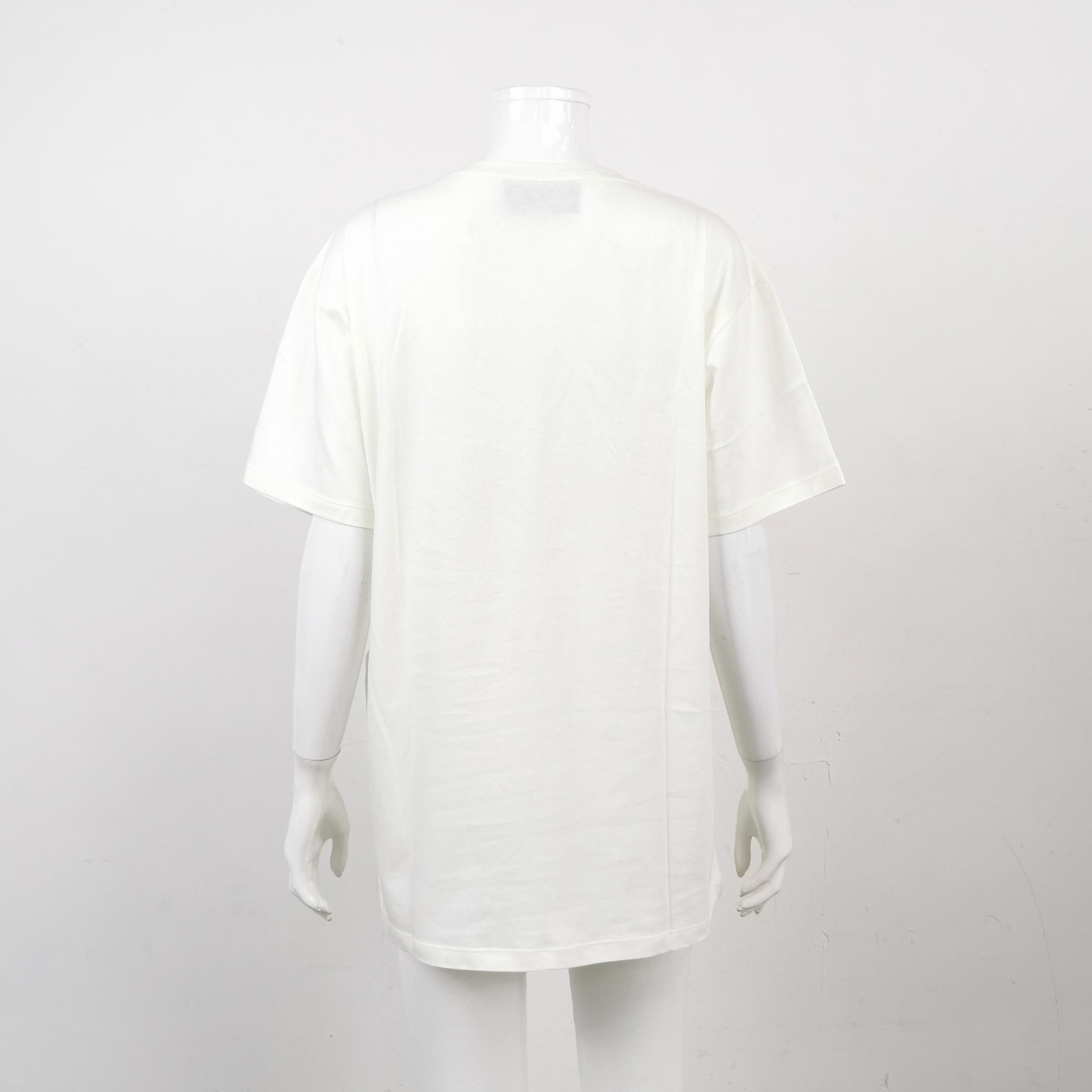 Gucci Graphic Logo T-Shirt in White Size US M / EU 48-50 / 2 - 2 Thumbnail