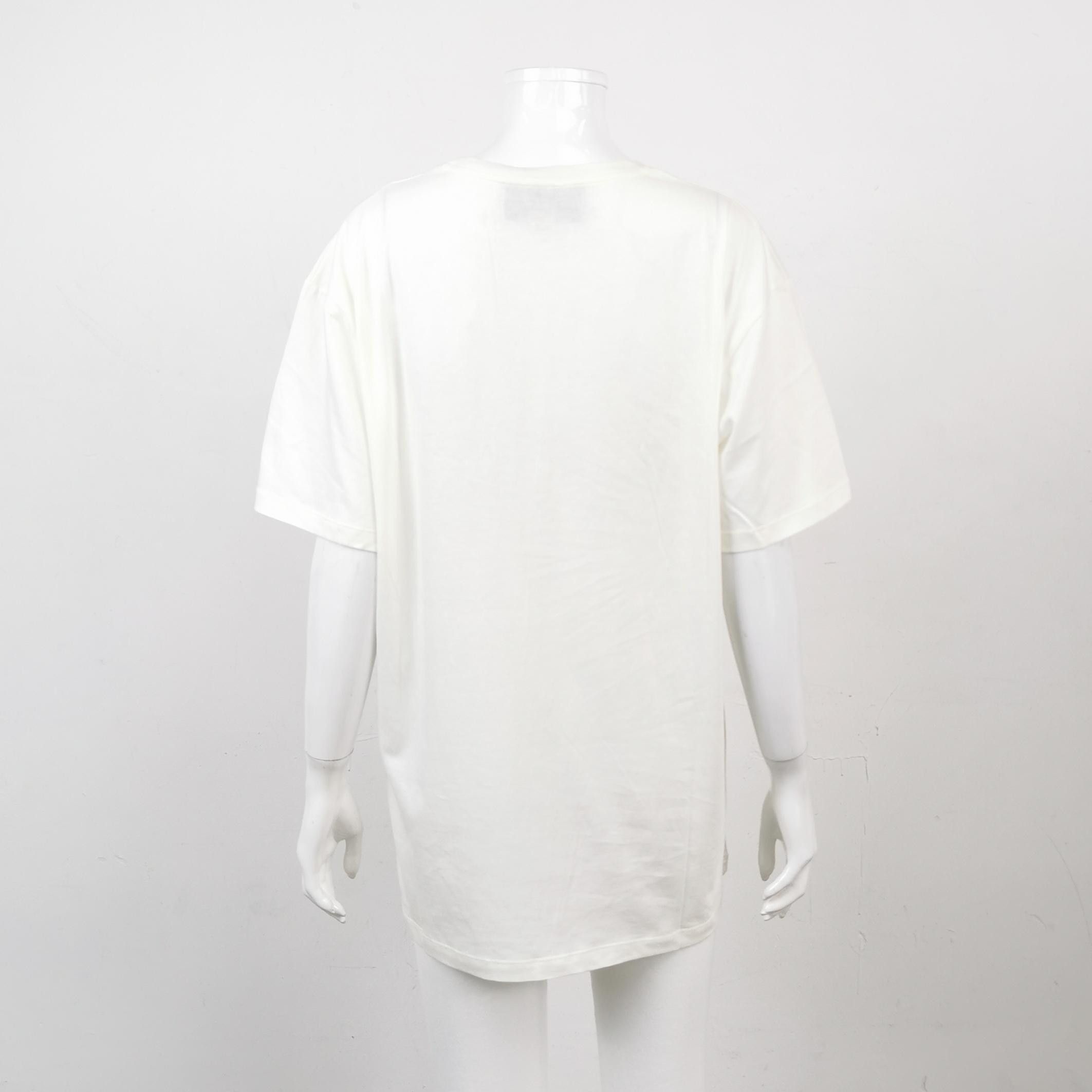 Gucci Interlocking G Logo T-Shirt in White Size US L / EU 52-54 / 3 - 2 Thumbnail