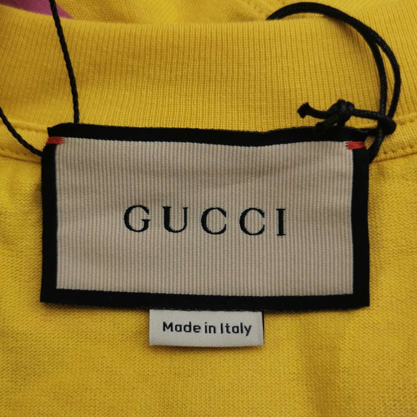 Gucci L'Aveugle Par Amour Tee in Yellow Size US S / EU 44-46 / 1 - 6 Thumbnail