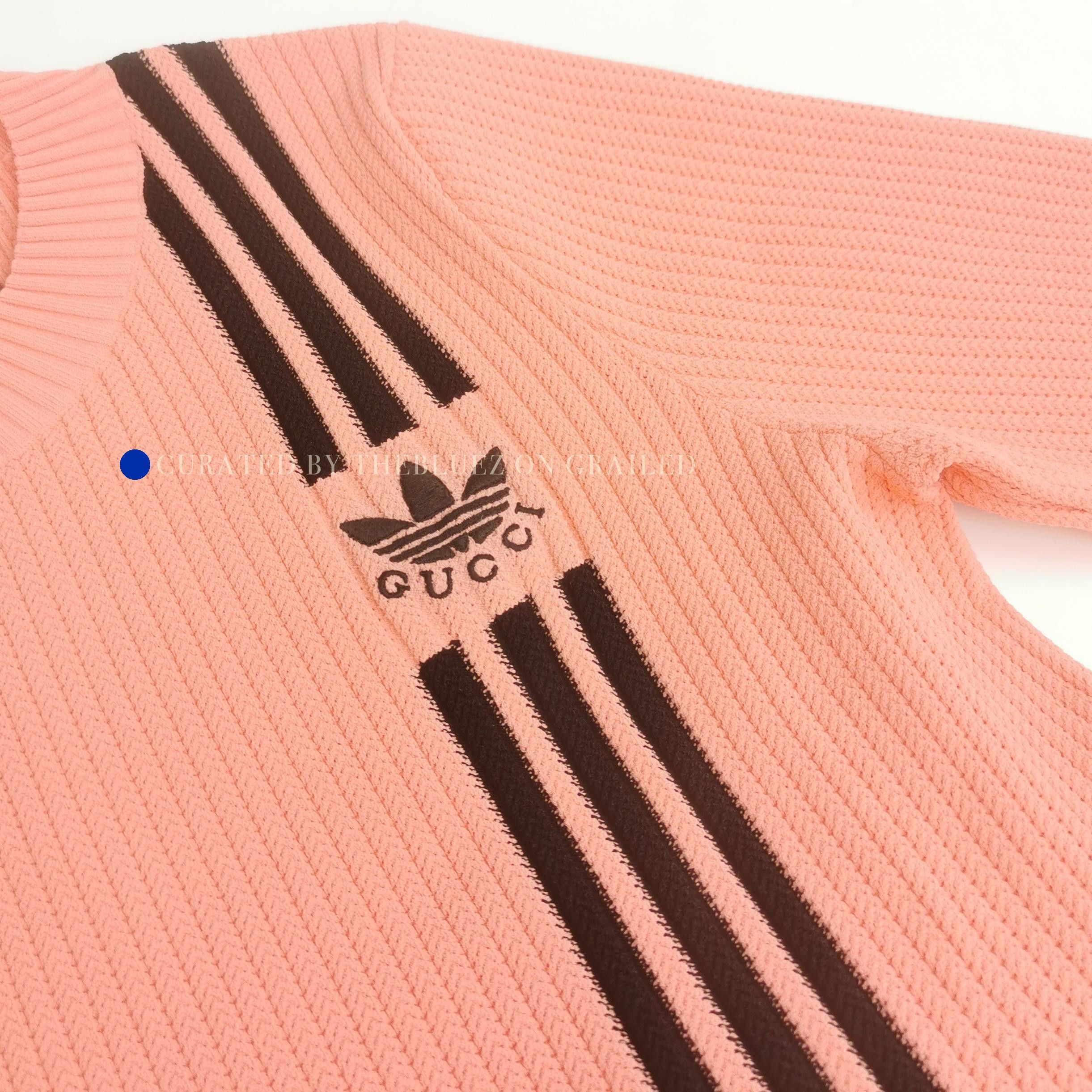 Gucci Stylish Pink Logo Knit Sweater Size US S / EU 44-46 / 1 - 3 Thumbnail