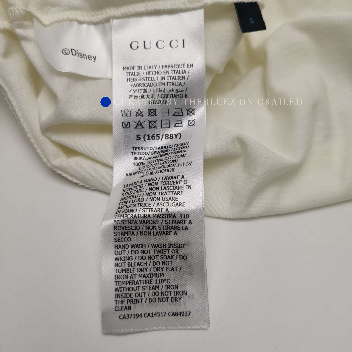 Gucci Disney Donald Duck Graphic Tee in White Size US S / EU 44-46 / 1 - 8 Thumbnail