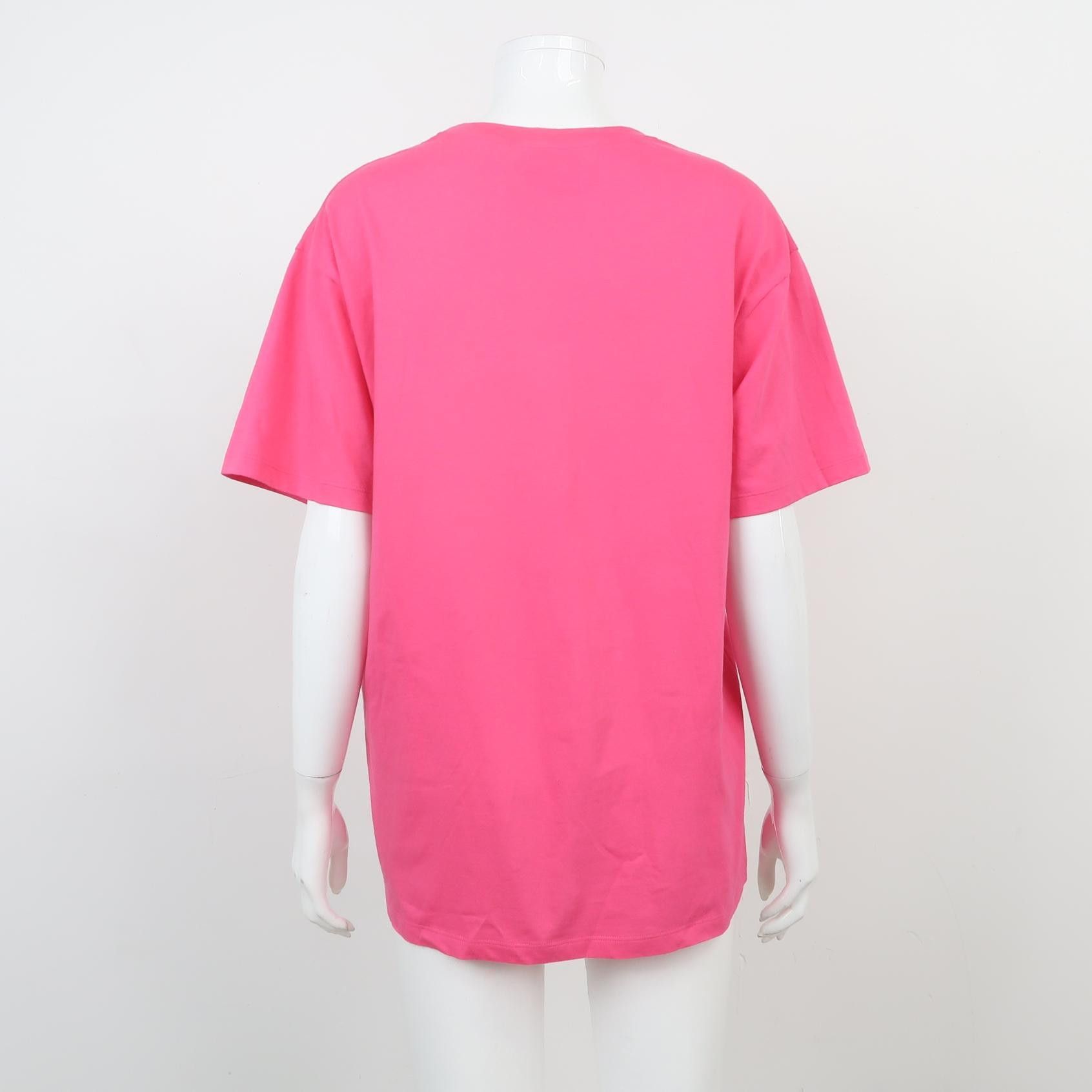 Gucci Cute Teddy Bear Print T-Shirt in Pink Size US M / EU 48-50 / 2 - 2 Thumbnail