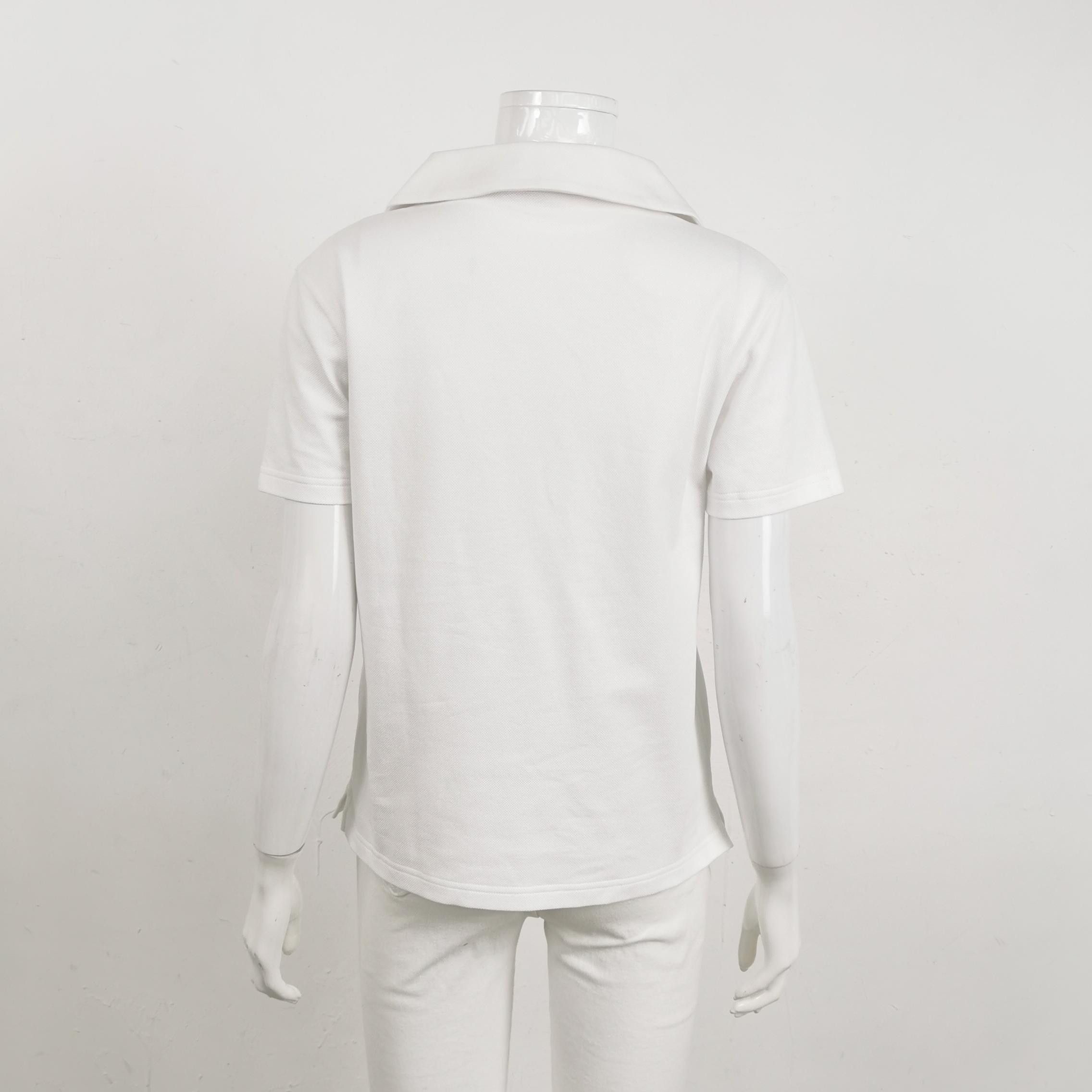 Gucci Classic Embroidered Logo Polo in White Size US L / EU 52-54 / 3 - 2 Thumbnail