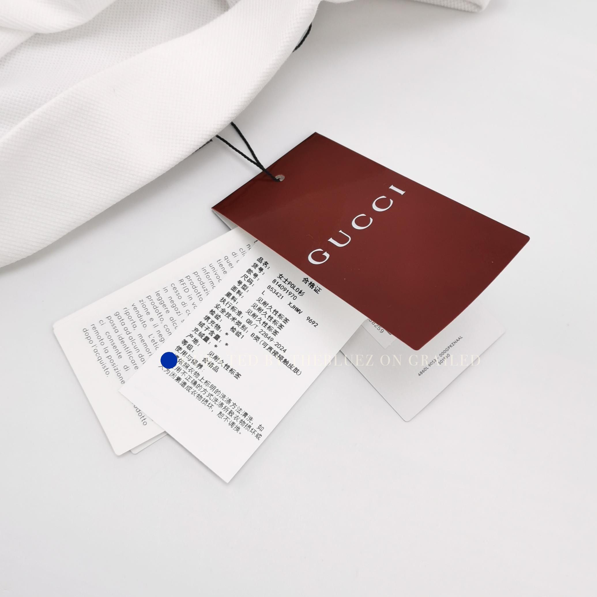 Gucci Classic Embroidered Logo Polo in White Size US L / EU 52-54 / 3 - 4 Thumbnail