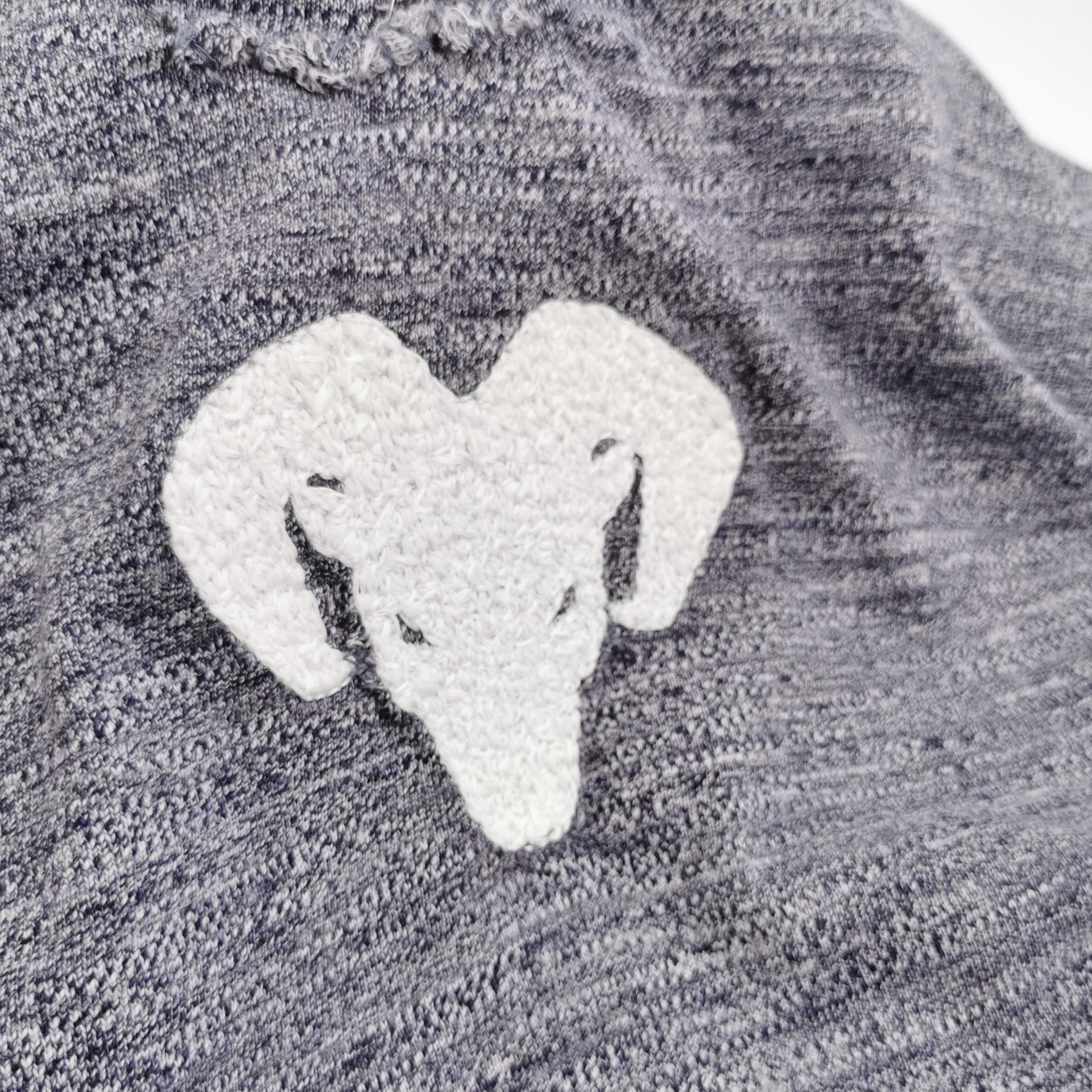 Maison Margiela Ram Logo Knit Sweater in Gray Size US S / EU 44-46 / 1 - 3 Thumbnail
