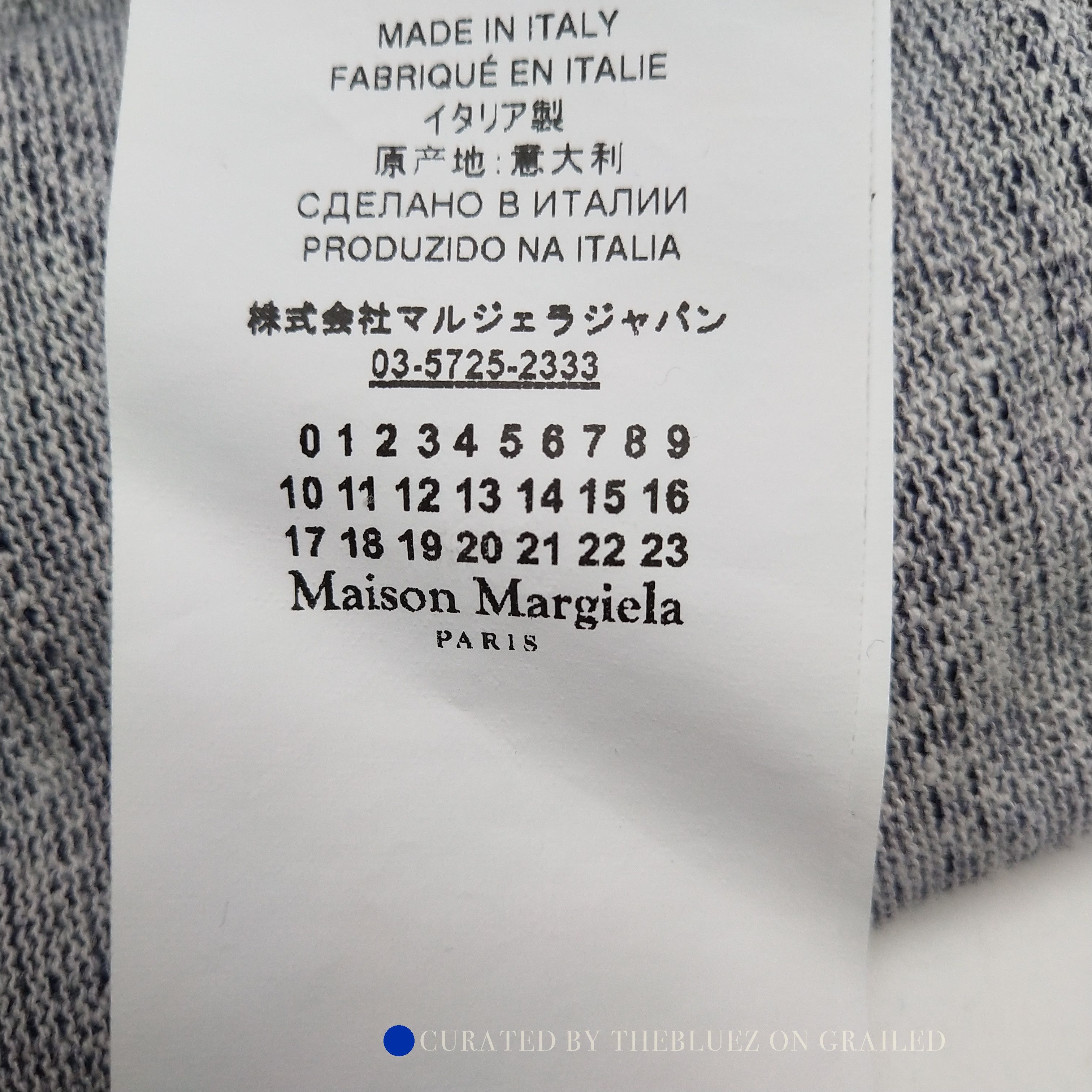 Maison Margiela Ram Logo Knit Sweater in Gray Size US S / EU 44-46 / 1 - 5 Thumbnail