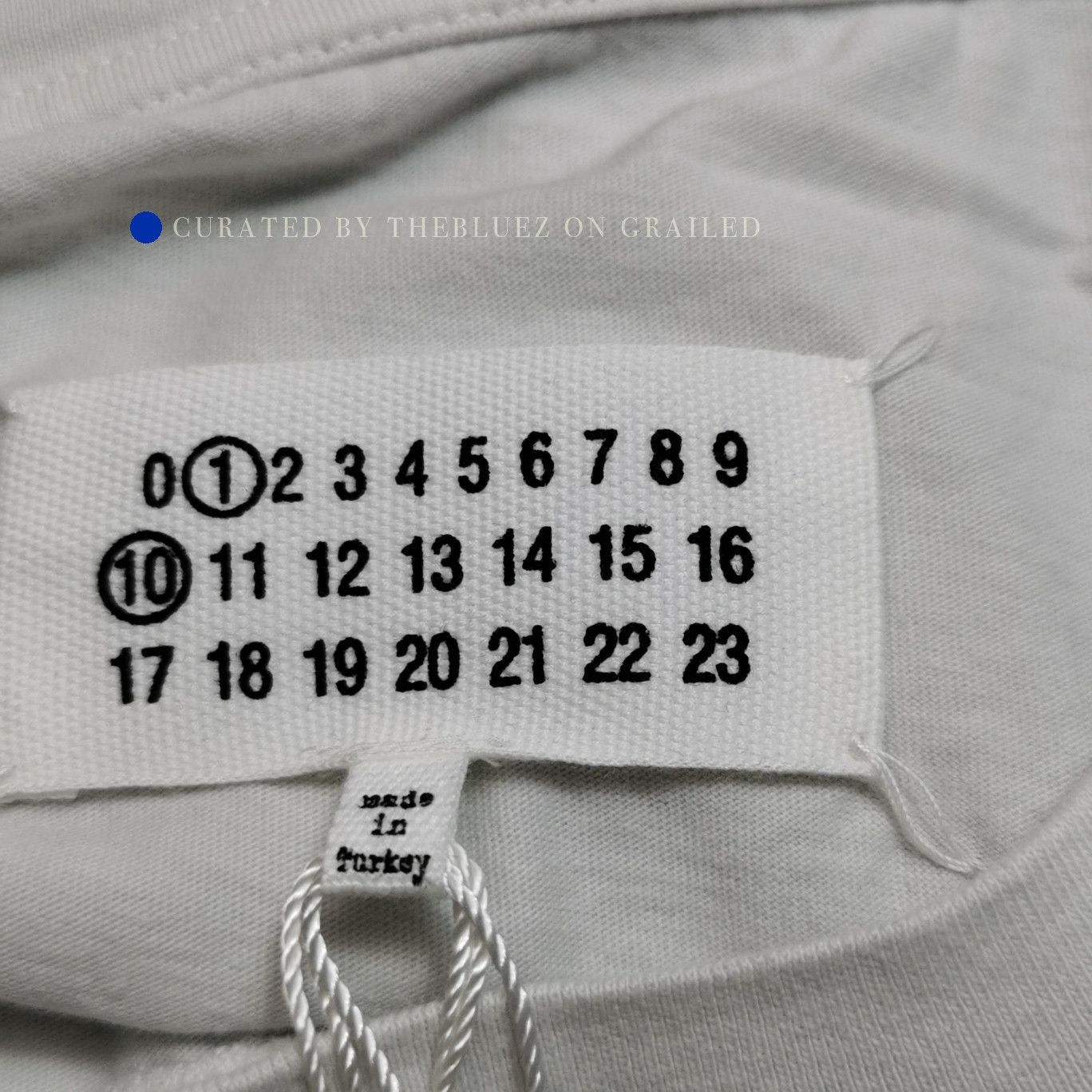 Maison Margiela Organic Cotton Short Sleeve T-Shirt in White Size US S / EU 44-46 / 1 - 5 Thumbnail