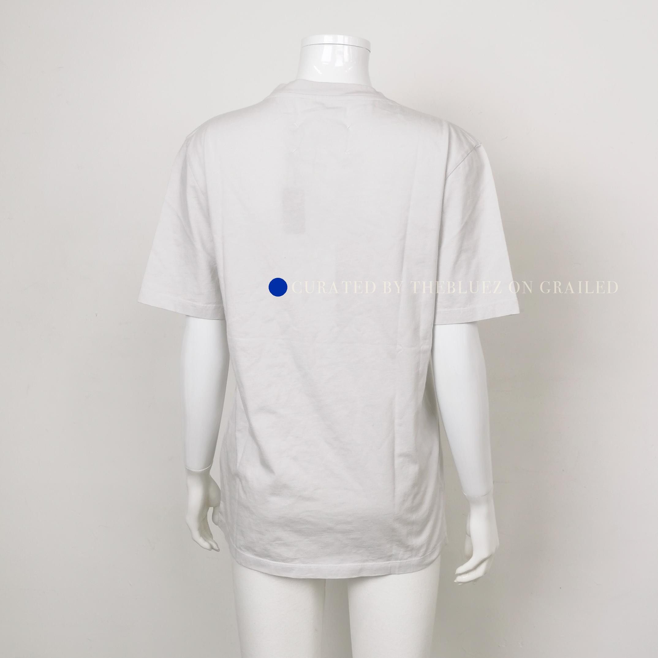 Maison Margiela Organic Cotton Short Sleeve T-Shirt in White Size US S / EU 44-46 / 1 - 2 Thumbnail