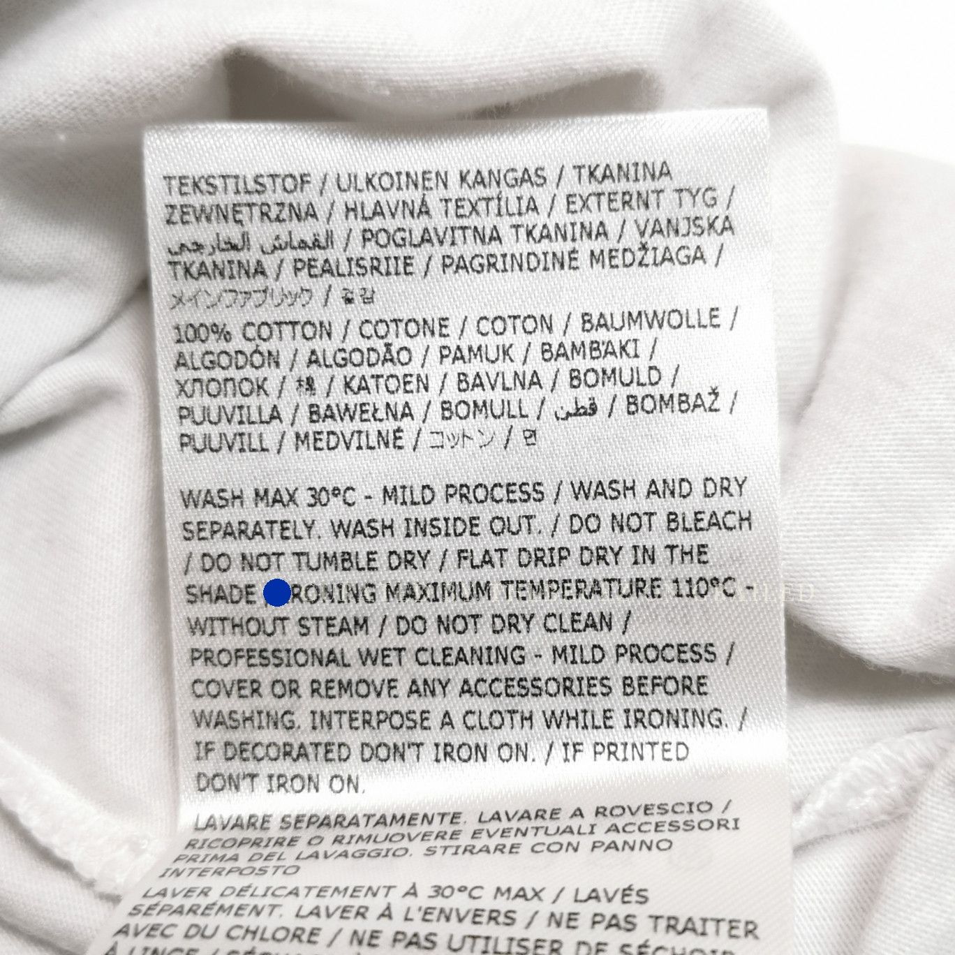 Maison Margiela Organic Cotton T-Shirt in White Size US XXS / EU 40 - 7 Thumbnail