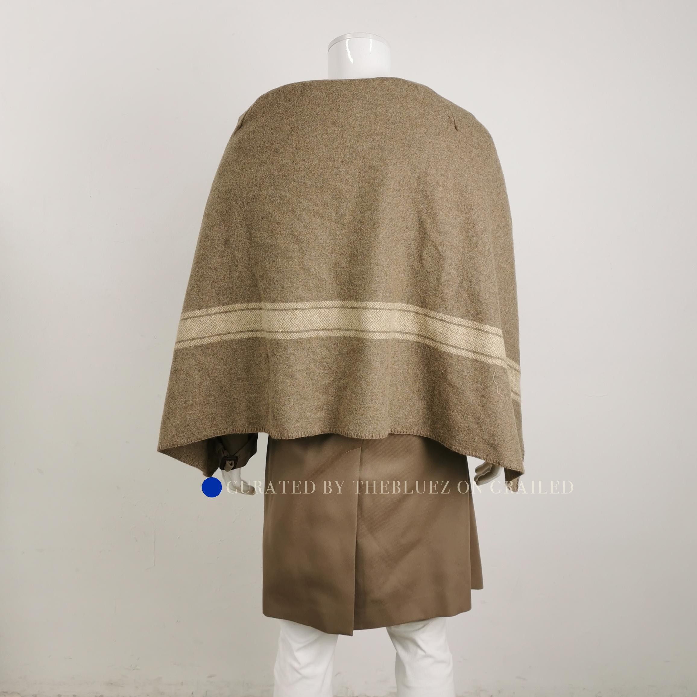 Maison Margiela Double Breasted Wool Coat in Brown Size US S / EU 44-46 / 1 - 2 Thumbnail