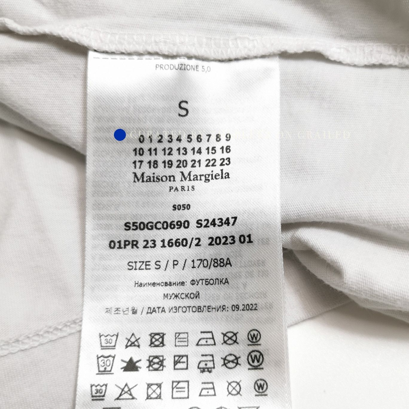 Maison Margiela Organic Cotton White T-Shirt in Size S Size US S / EU 44-46 / 1 - 6 Thumbnail