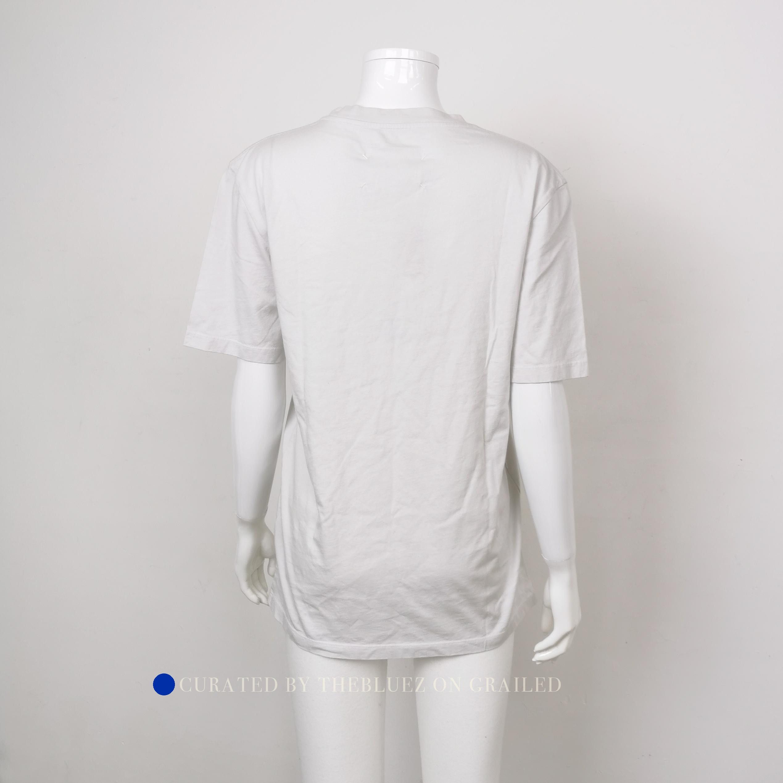 Maison Margiela Organic Cotton White T-Shirt in Size S Size US S / EU 44-46 / 1 - 2 Thumbnail