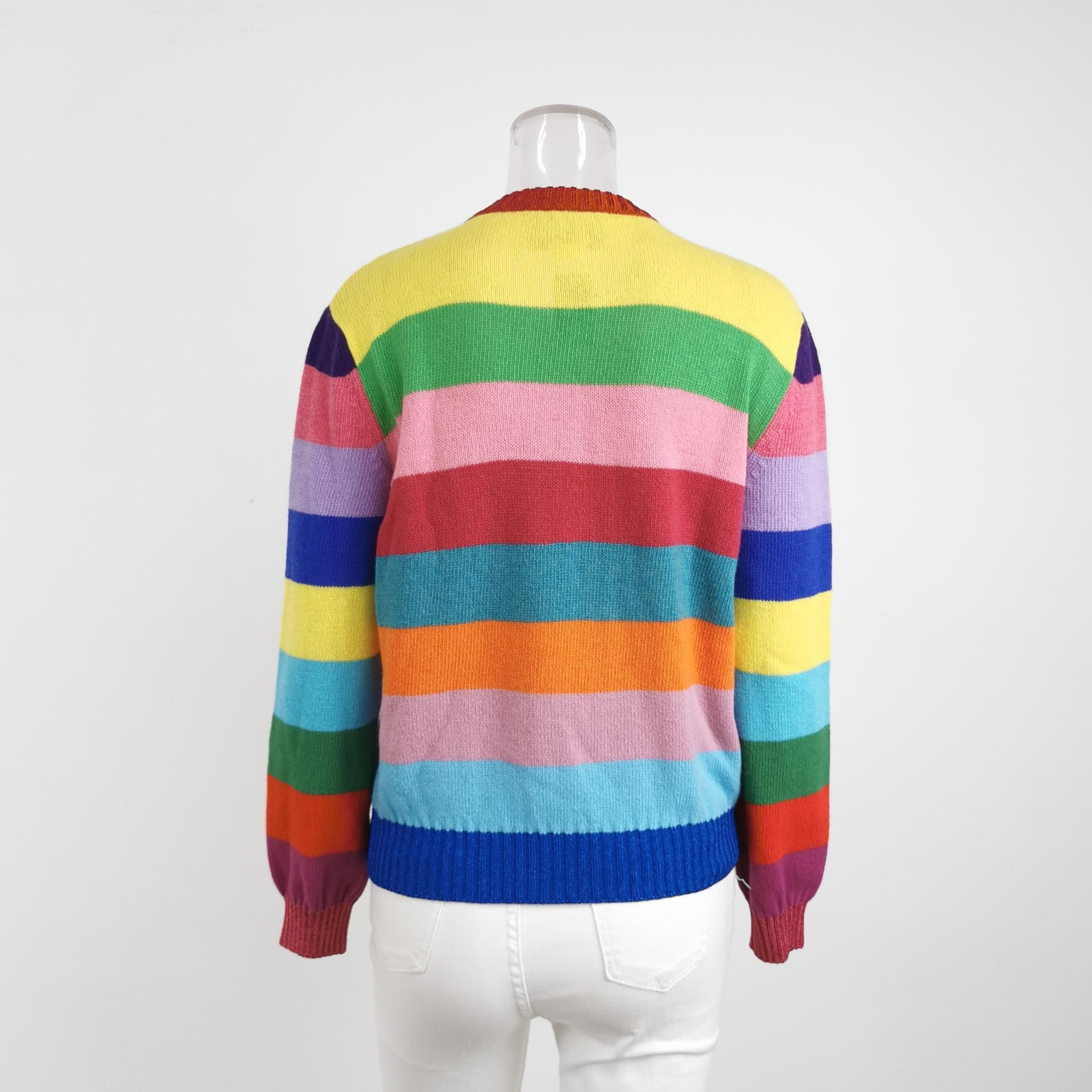 Gucci Colorful Sequin Tiger Stripe Sweater Size US M / EU 48-50 / 2 - 3 Thumbnail