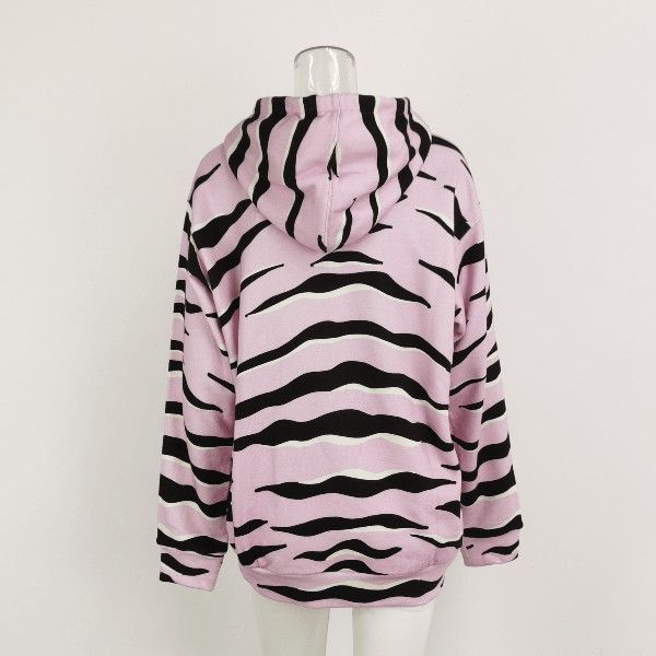Gucci Pink Tiger Print Hoodie Size US M / EU 48-50 / 2 - 3 Thumbnail