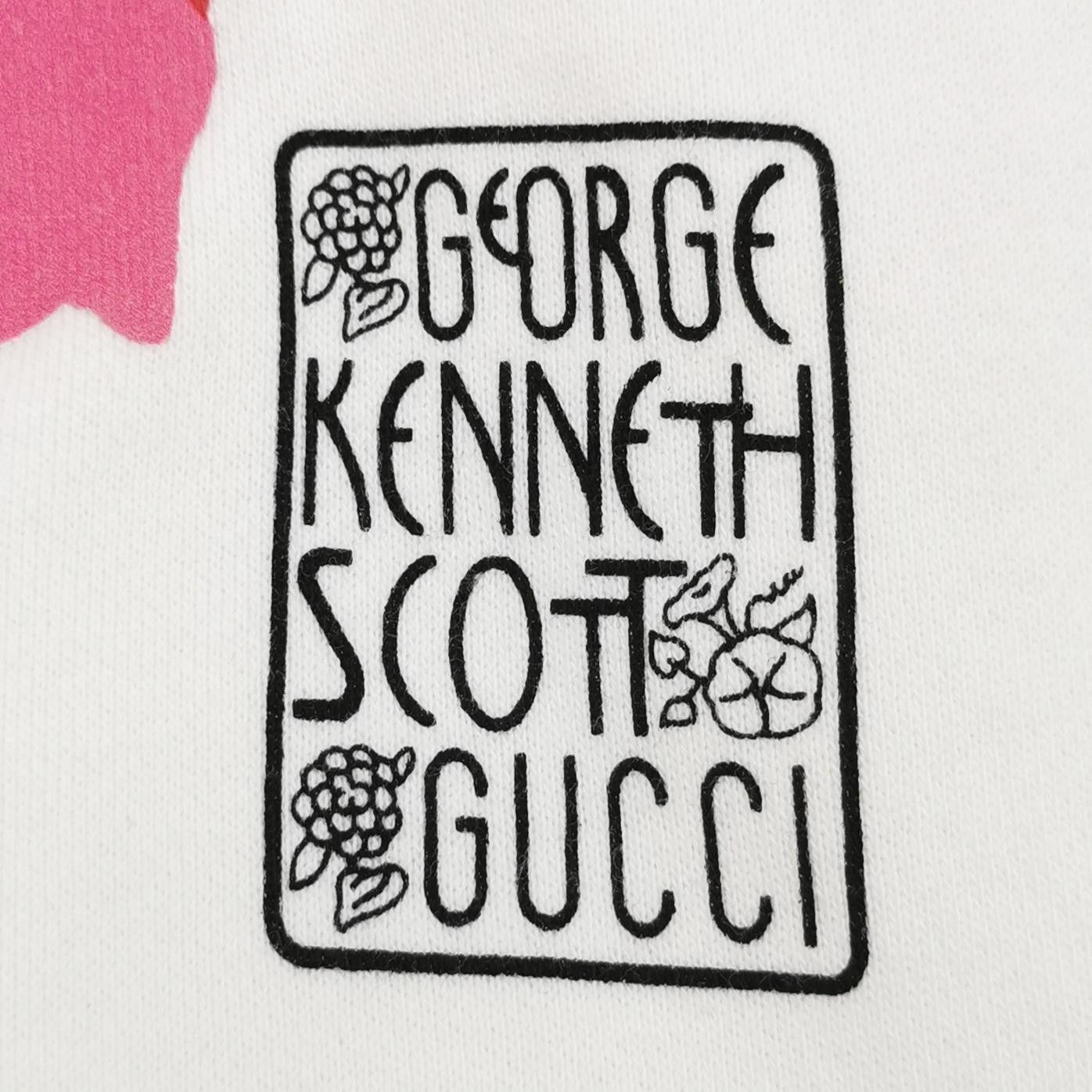 Gucci Floral Print Hoodie in White Size US S / EU 44-46 / 1 - 4 Thumbnail