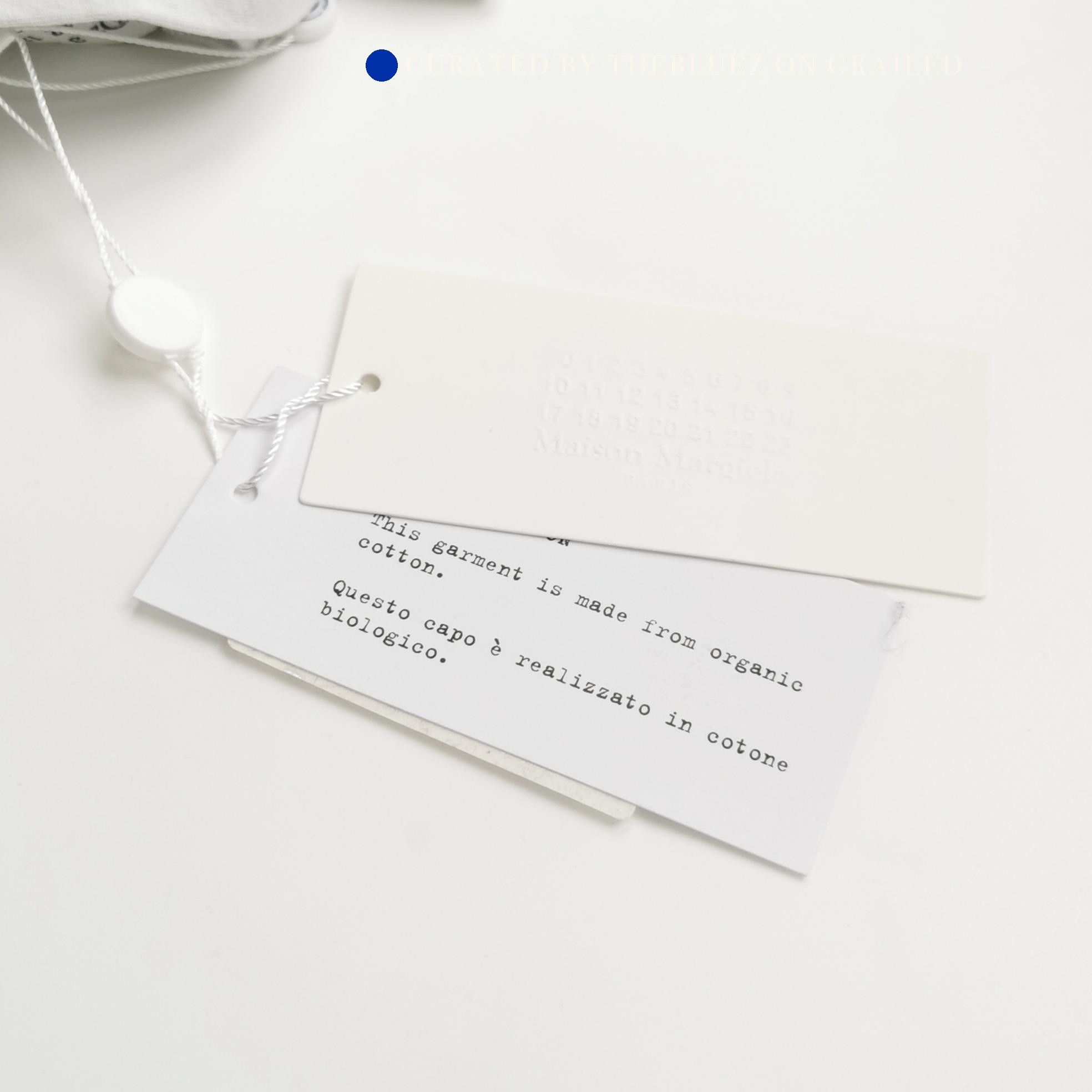 Maison Margiela Minimalist Organic Cotton Tee in White Size US XS / EU 42 / 0 - 4 Thumbnail